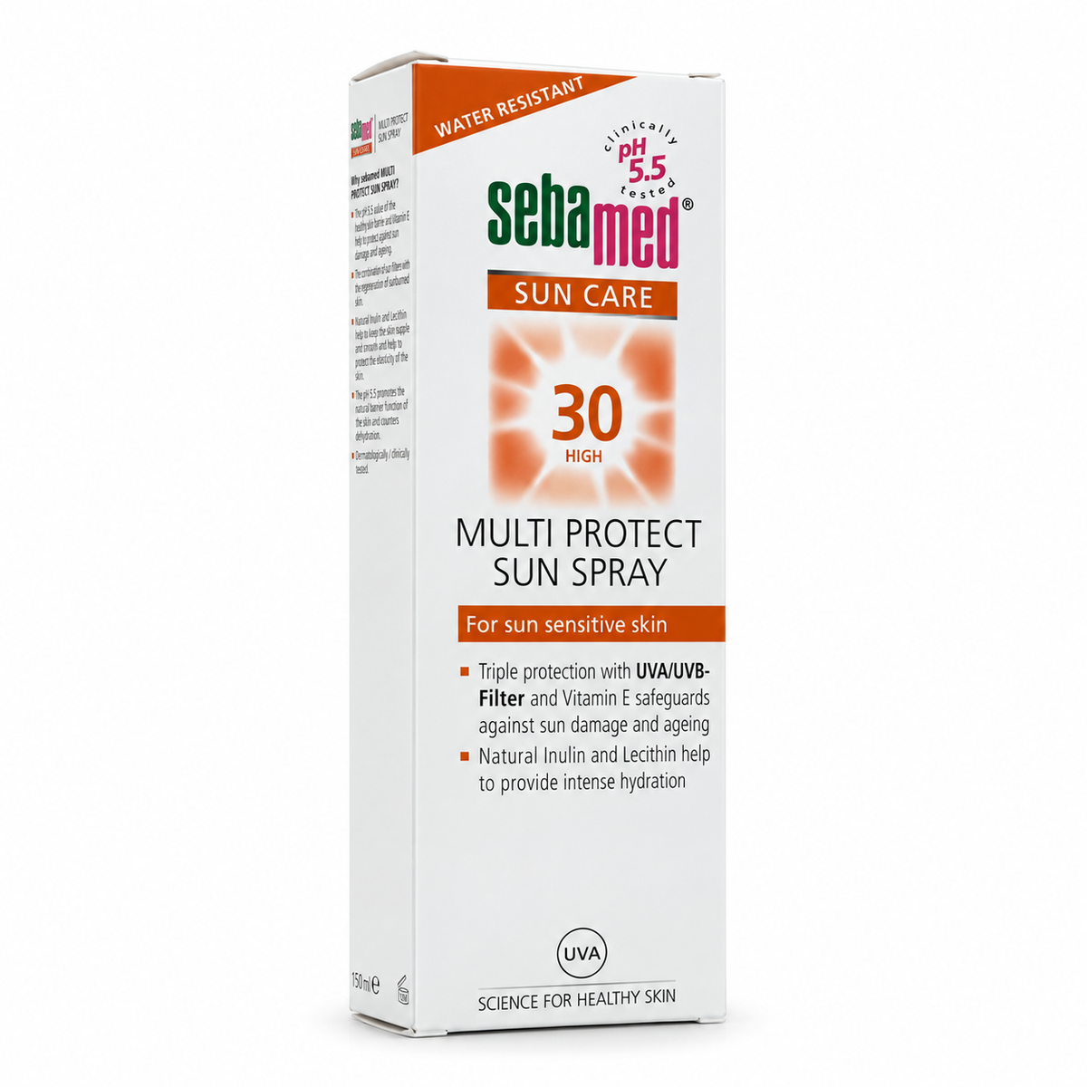 Sebamed Multi Protect Sun Spray SPF 30 150ml - سيباميد بخاخ واقي شمس متعدد الحماية SPF 30 150 مل