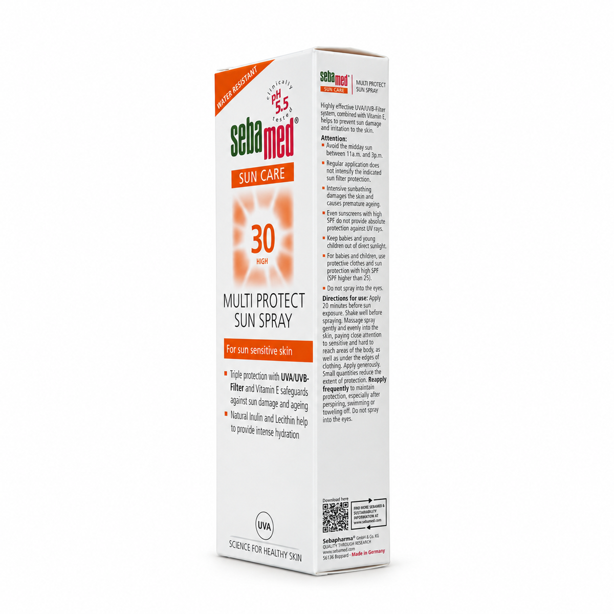 Sebamed Multi Protect Sun Spray SPF 30 150ml - سيباميد بخاخ واقي شمس متعدد الحماية SPF 30 150 مل
