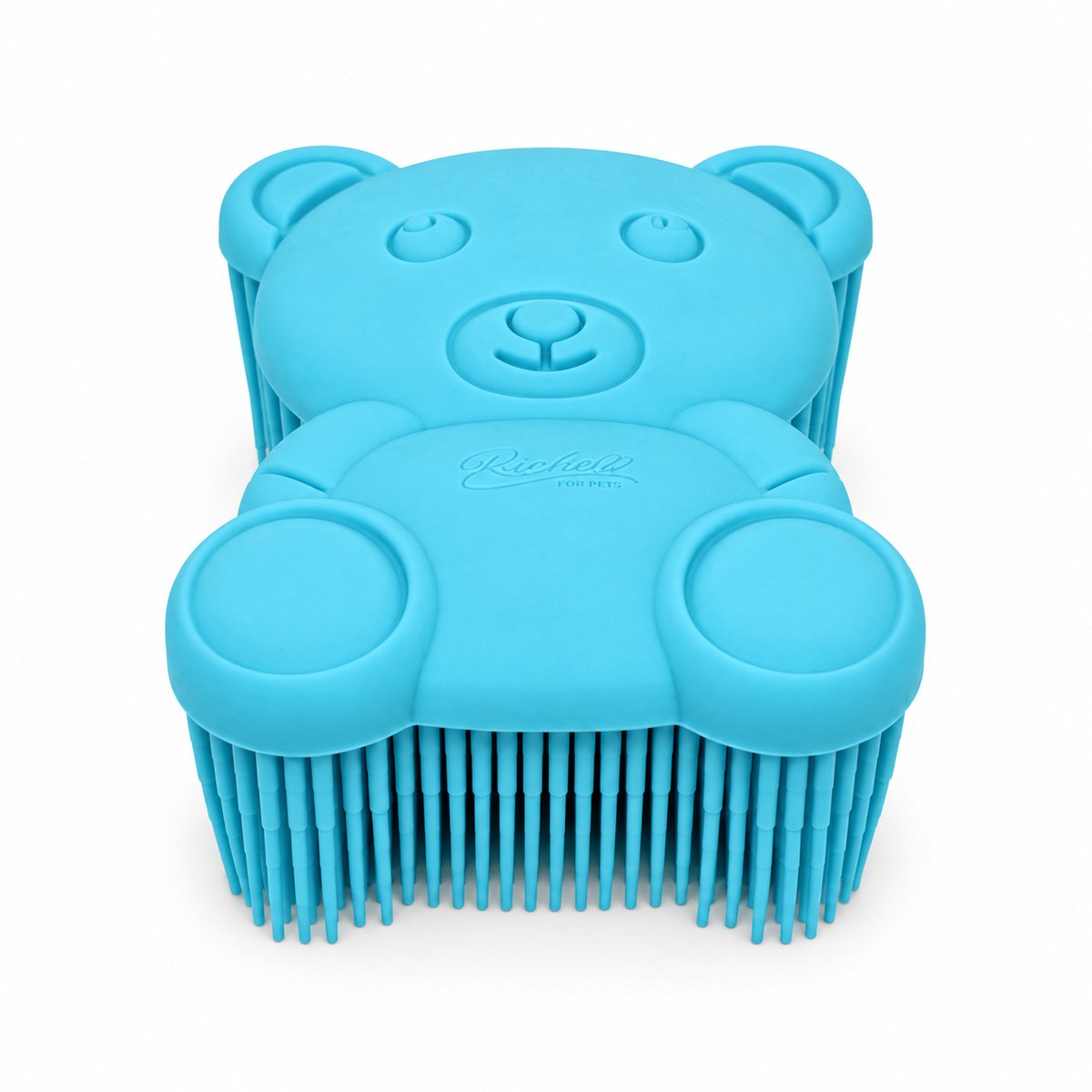Raghad Organics Loofah Exfoliating Body & Face Scrubber Blue - ليفة رغد اورجانيكس سيليكون للجسم والوجه أزرق