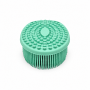 Raghad Organics Loofah Exfoliating Body & Face Scrubber Green - ليفة رغد اورجانيكس سيليكون للجسم والوجه أخضر
