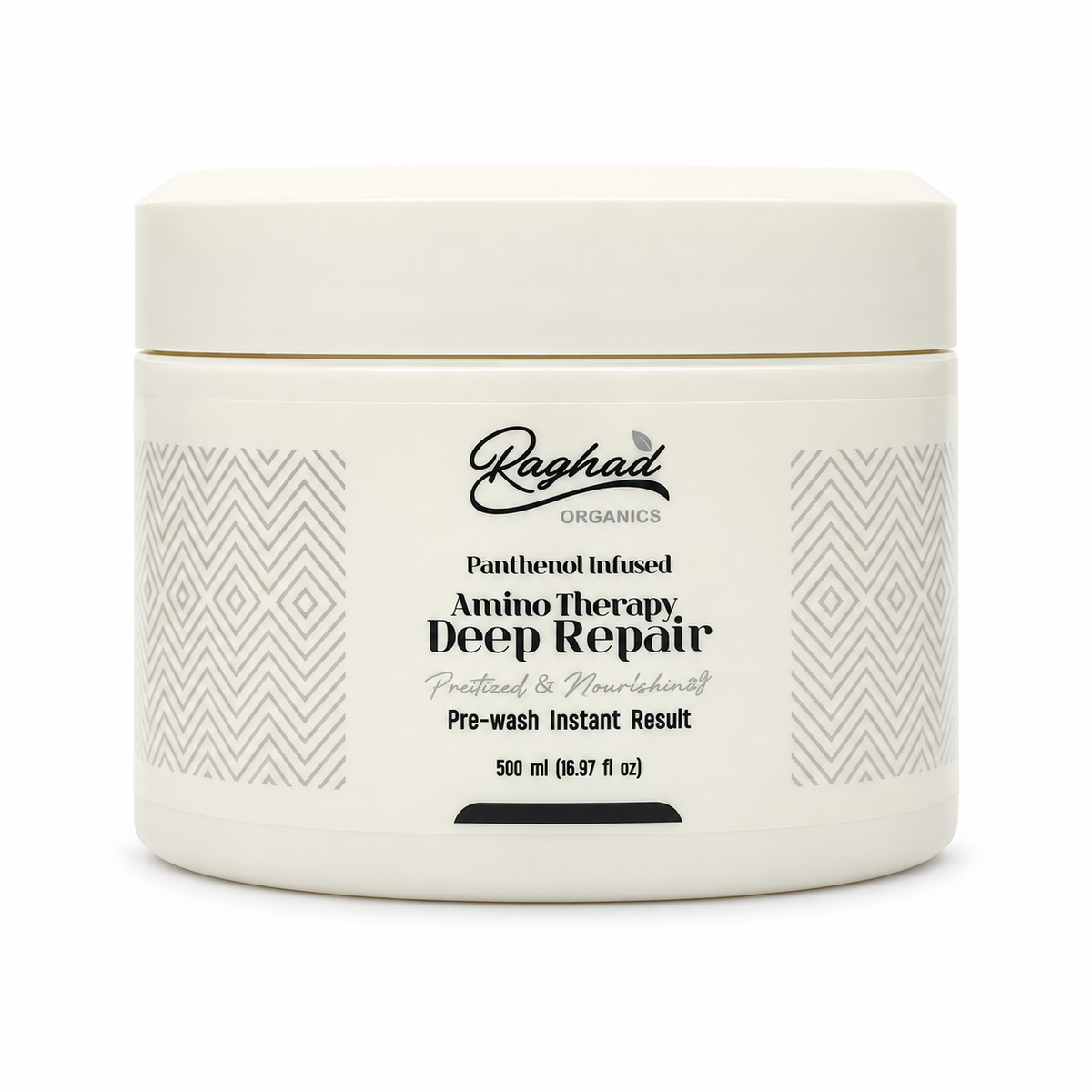 Raghad Organics Amino Therapy Deep Repair Hair Mask 500ml - ماسك رغد اورجانيكس امينو ثيرابي لإصلاح الشعر 500 مل