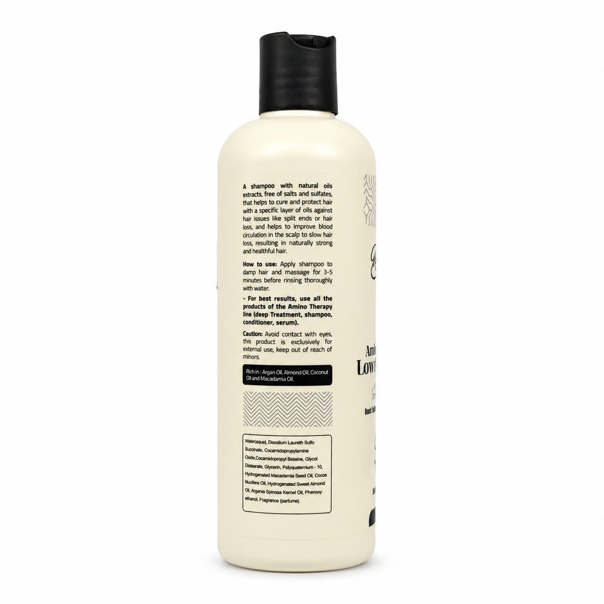 Raghad Organics Aminotherapy Low Shampoo 500ml - شامبو رغد اورجانيكس امينوثيرابي لو 500 مل