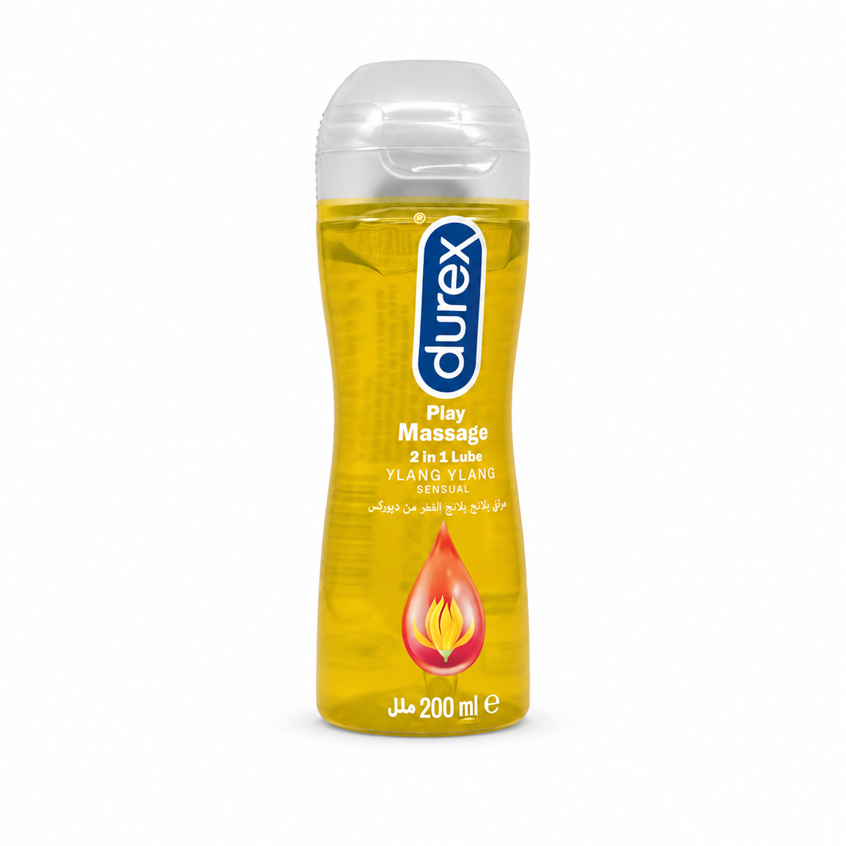 Durex Lubes Play Massage Gel 2 in 1 Sensual 200 ml - جل مساج حسي ديوركس 2 في 1 200 مل