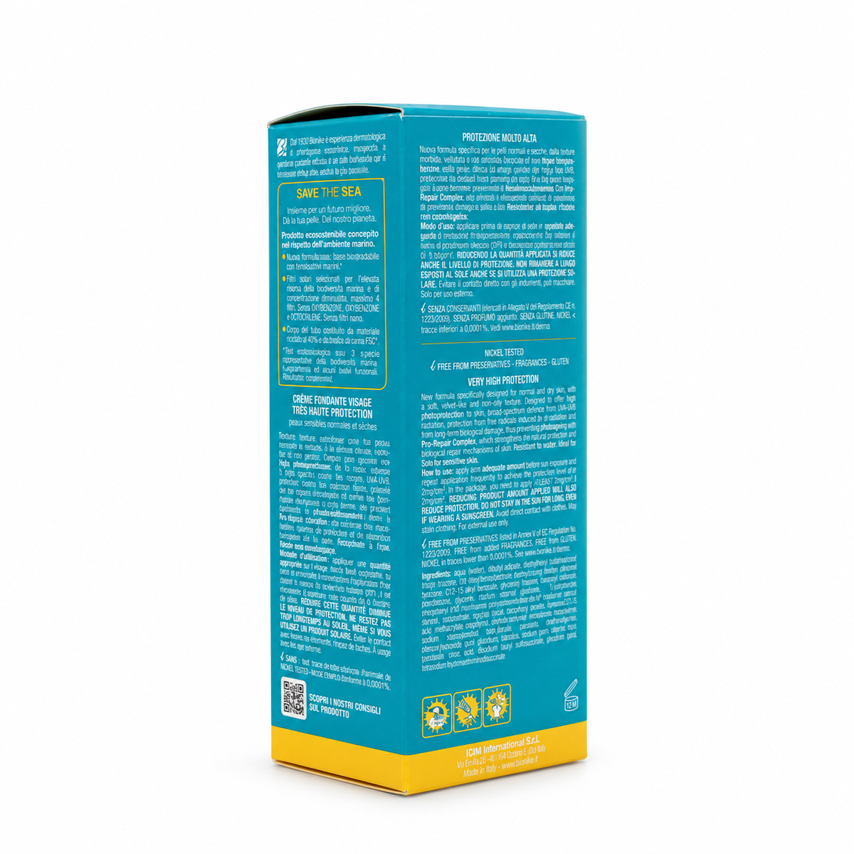 BioNike Defence Sun Melting Face Cream SPF 50+ 50 ml - بايونايك ديفينس صن ميلتينغ كريم للوجه بعامل حماية ٥٠+ بحجم ٥٠ مل