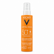 Vichy Capital Soleil Capital Soleil Cell Protect Water Fluid Spray SPF 50+ 200ml - فيشي كابيتال سولي كابيتال سولي سيل بروتكت ووتر فلويد سبراي SPF 50+ 200مل