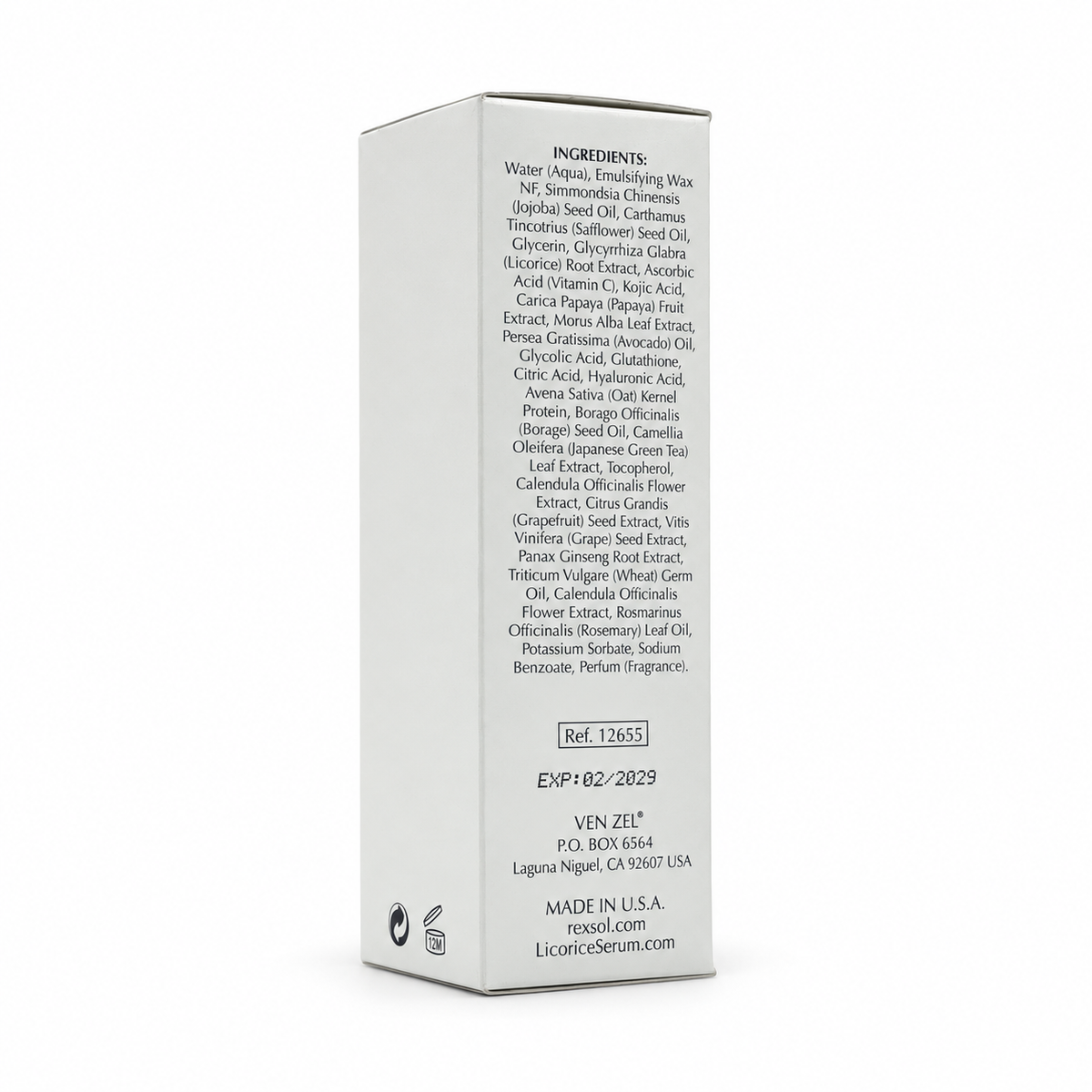 REXSOL LICORICE CREAM ADVANCED NATURAL SKIN WHITENING 60 g - ريكسول ليكوريس كريم تفتيح طبيعي متطور 60غ