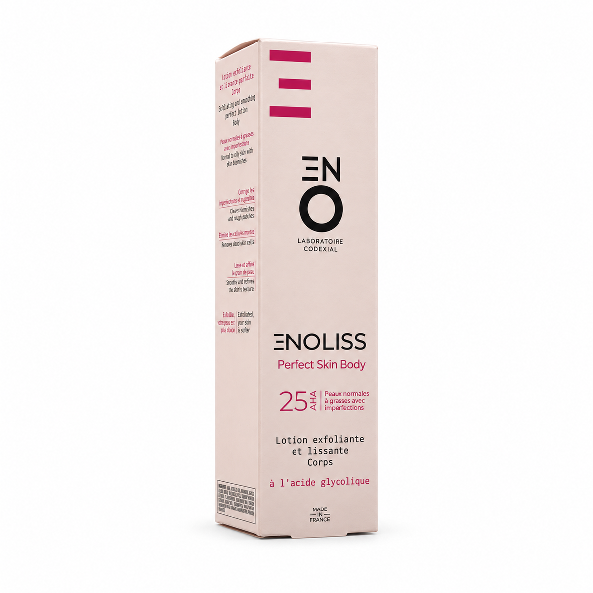 Codexial Enoliss Perfect Skin Body 25 AHA Exfoliating Body Lotion 100ml - كوديكسيال اينوليس بيرفكت سكين بودي 25 ايه اتش ايه لوشن مقشر للجسم 100 مل