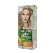 Garnier Color Naturals 8.1 Light Ash Blonde Permanent Hair Color Cream - غارنييه كولور ناتشورلز 8.1 أشقر فاتح رمادي كريم صبغة شعر دائمة
