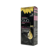 Olia by Garnier 1.0 Deep Black No Ammonia Permanent Hair Color - أوليا من غارنييه 1.0 أسود داكن صبغة شعر دائمة بدون أمونيا