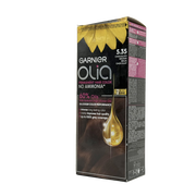 Olia by Garnier 5.35 Chocolate Brown No Ammonia Permanent Hair Color - أوليا من غارنييه 5.35 بني شوكولاتة صبغة شعر دائمة بدون أمونيا