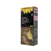 Olia by Garnier 8.0 Blonde No Ammonia Permanent Hair Color - أوليا من غارنييه 8.0 أشقر صبغة شعر دائمة بدون أمونيا