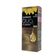 Olia by Garnier 8.1 Ash Blonde No Ammonia Permanent Hair Color - أوليا من غارنييه 8.1 أشقر رمادي صبغة شعر دائمة بدون أمونيا