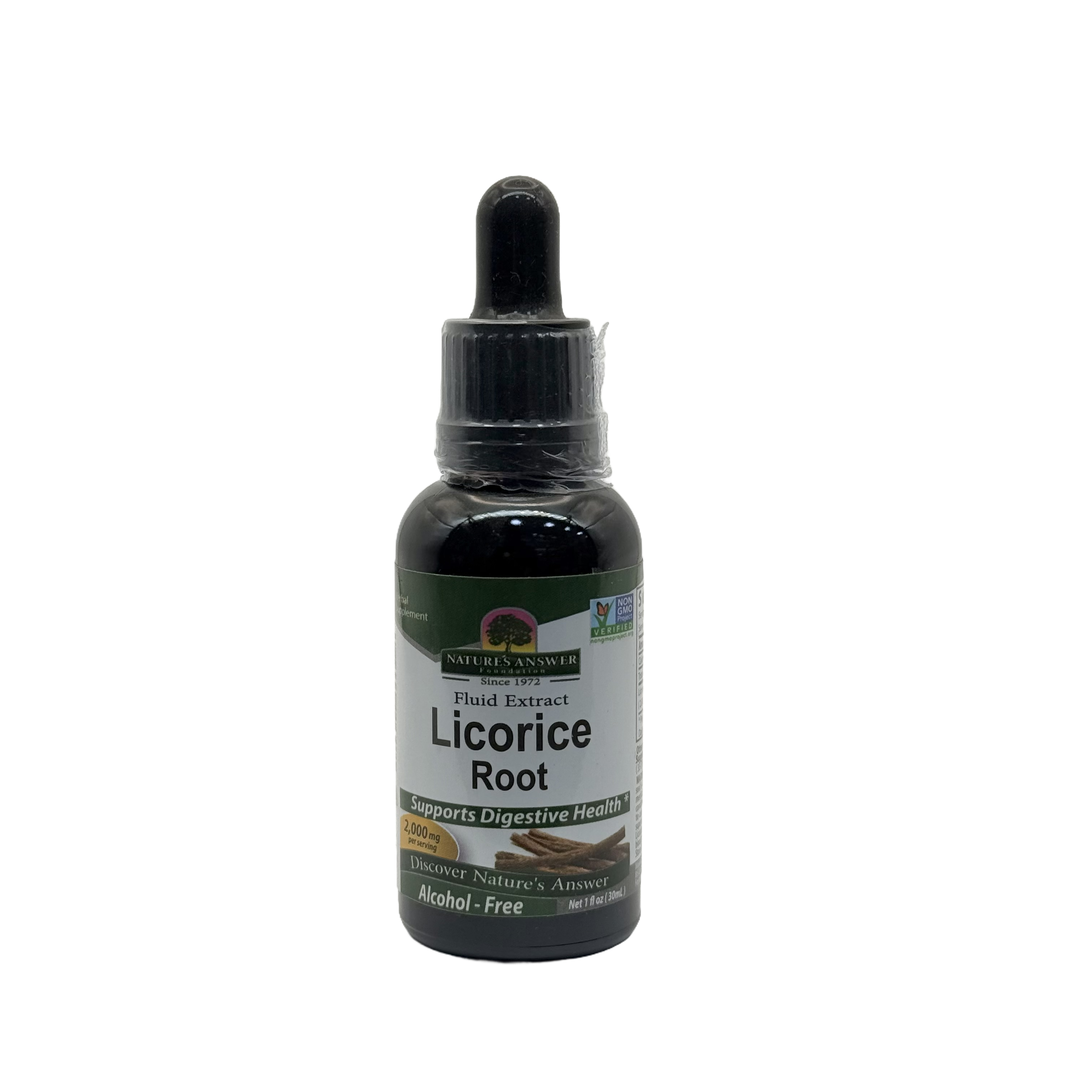 Nature’s Answer Licorice Root Liquid Extract 30 ml - نيتشرز أنسر خلاصة جذور العرقسوس السائلة 30 مل