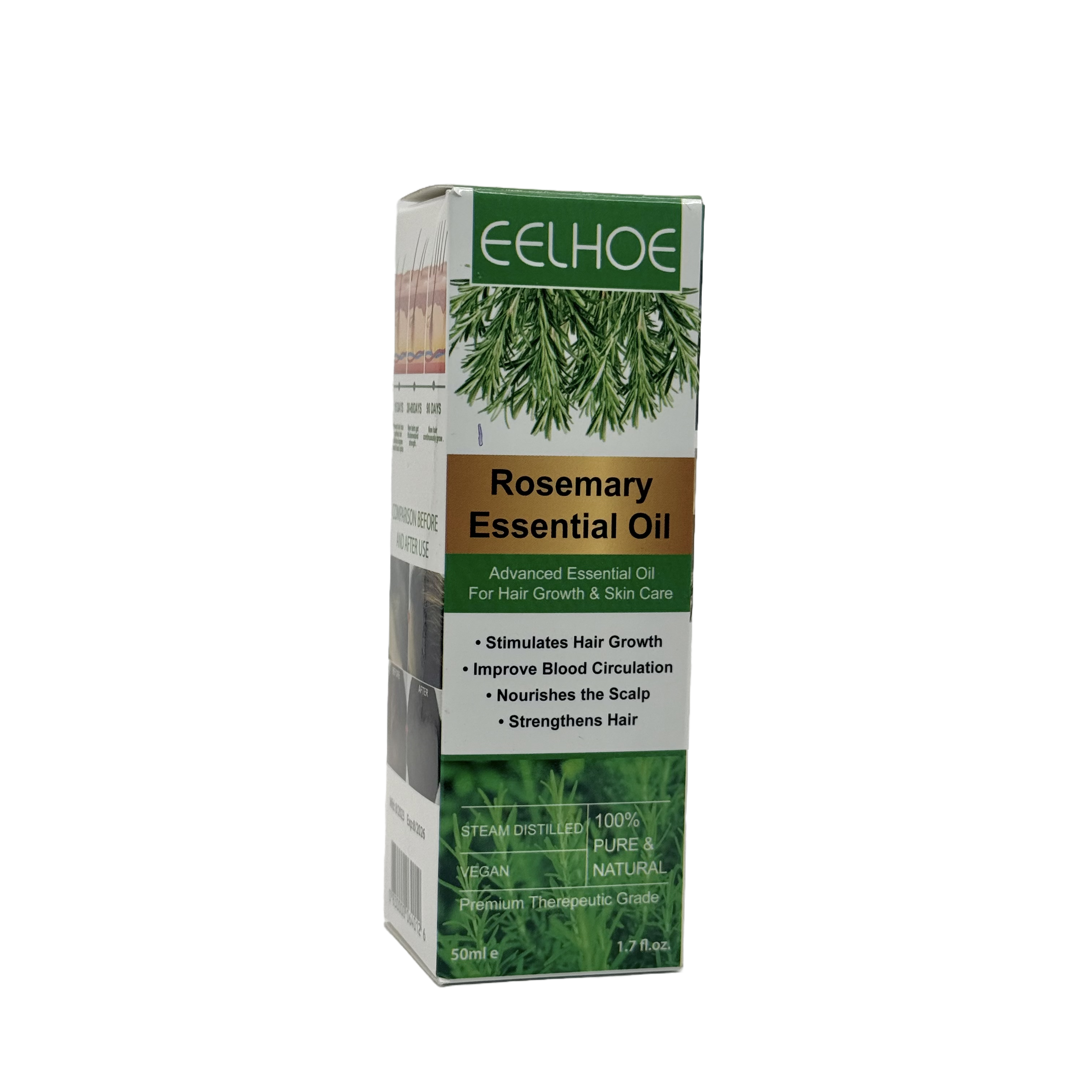 Eelhoe Rosemary Essential Oil 30 ml - زيت إيلهو العطري بإكليل الجبل 30 مل
