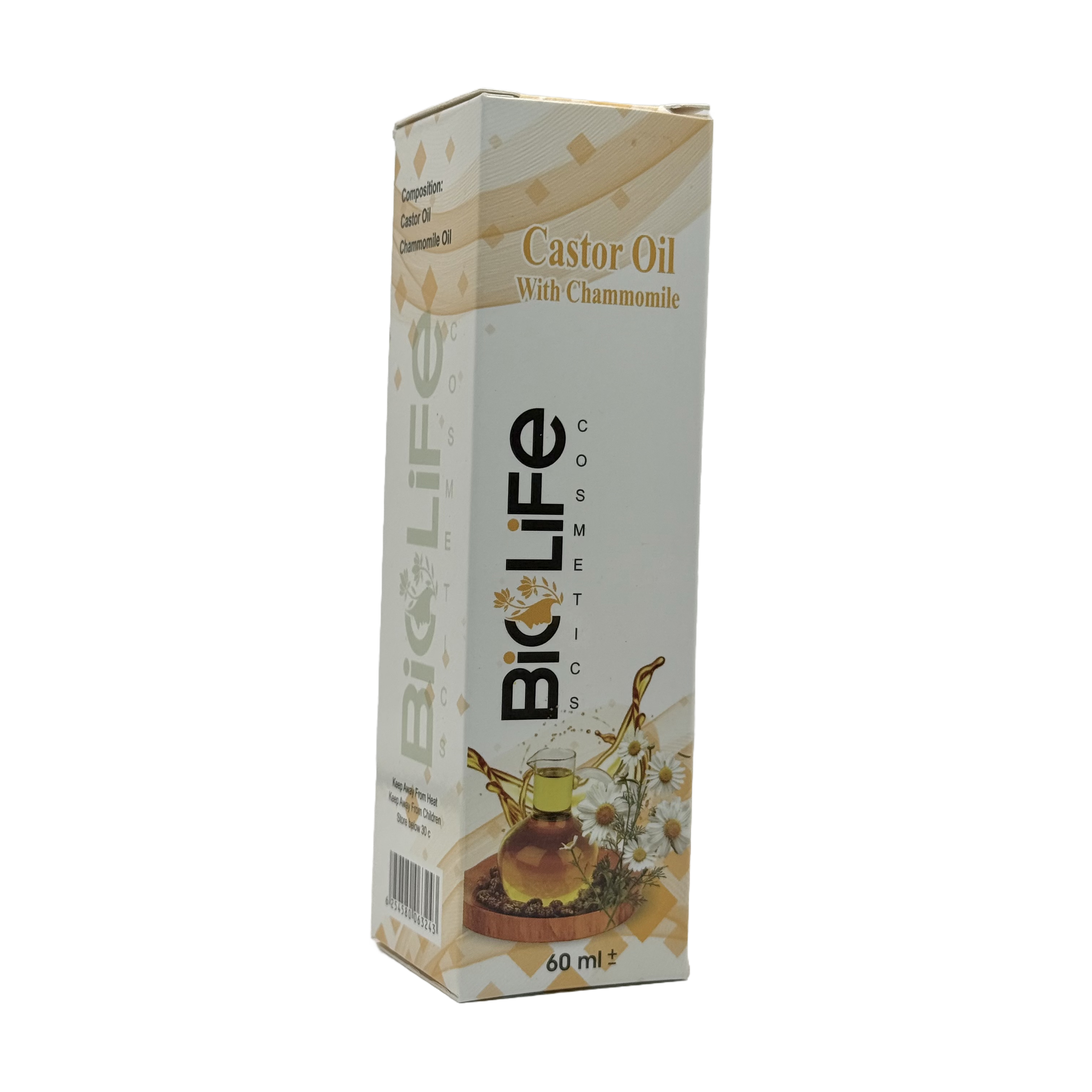 BioLife Castor Oil with Chamomile 60 ml - بايو لايف زيت الخروع مع البابونج 60 مل