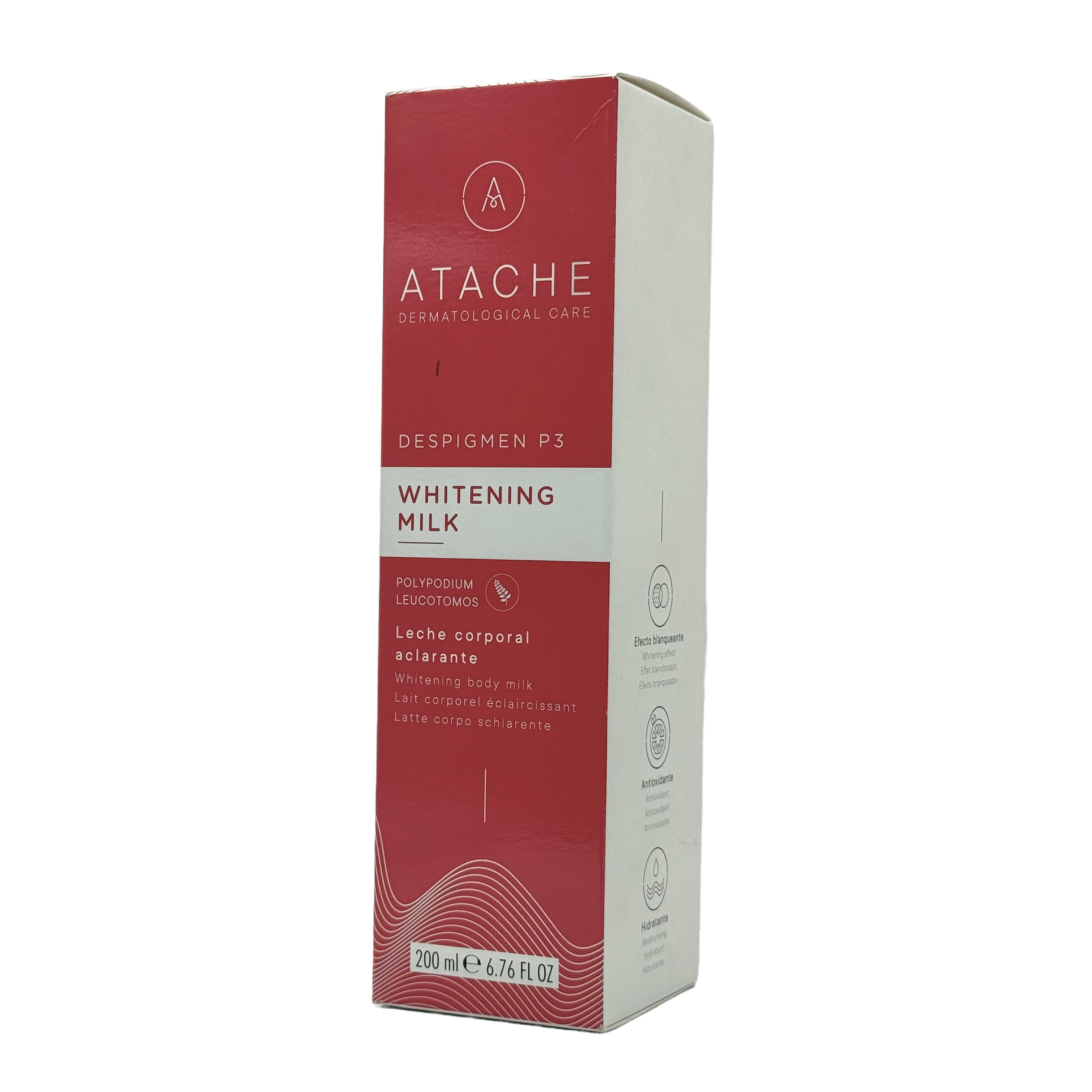 Atache Despigmen P3 Whitening Milk 200 ml - أتاتشي ديسبيغمن بي 3 حليب تفتيح وترطيب للجسم 200 مل