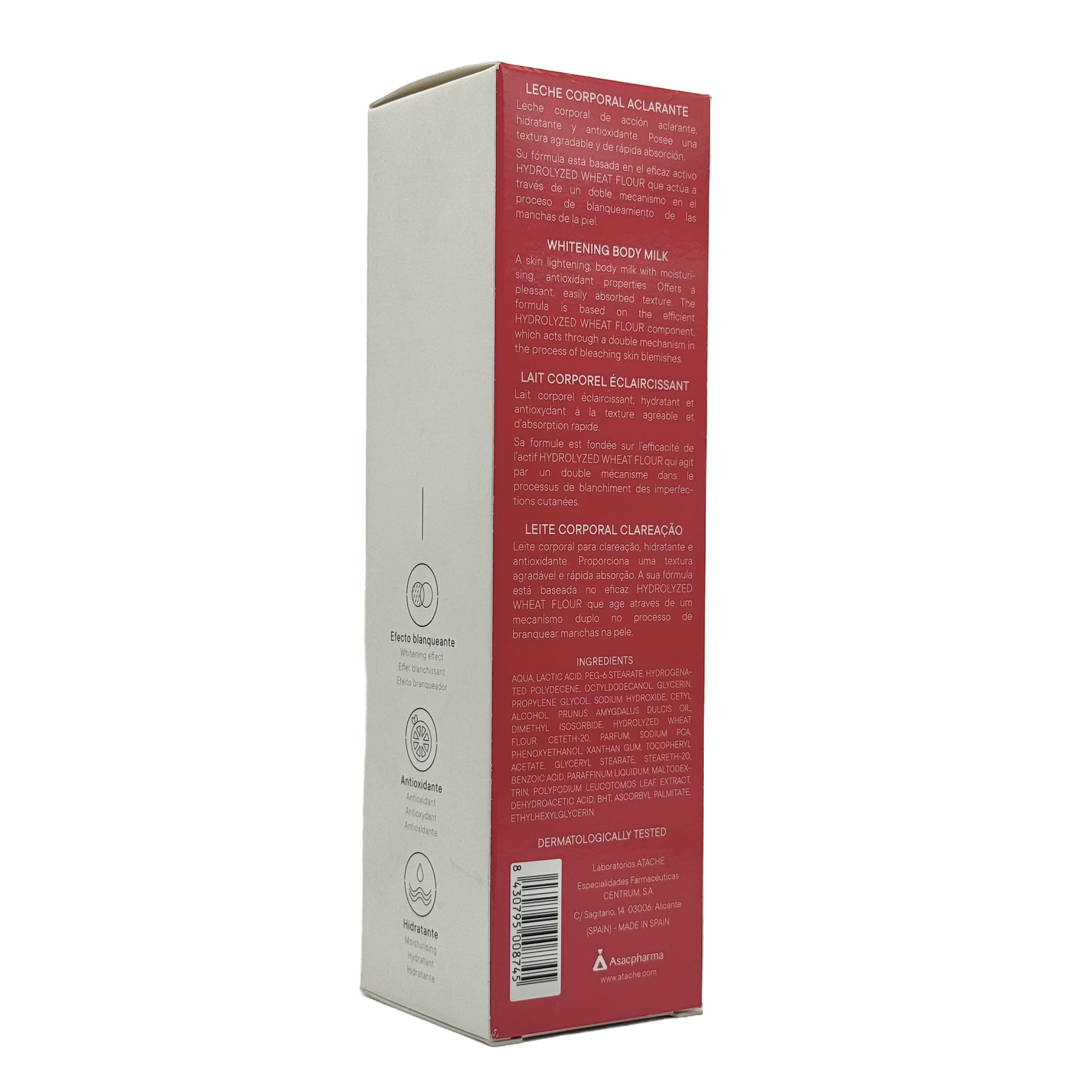 Atache Despigmen P3 Whitening Milk 200 ml - أتاتشي ديسبيغمن بي 3 حليب تفتيح وترطيب للجسم 200 مل