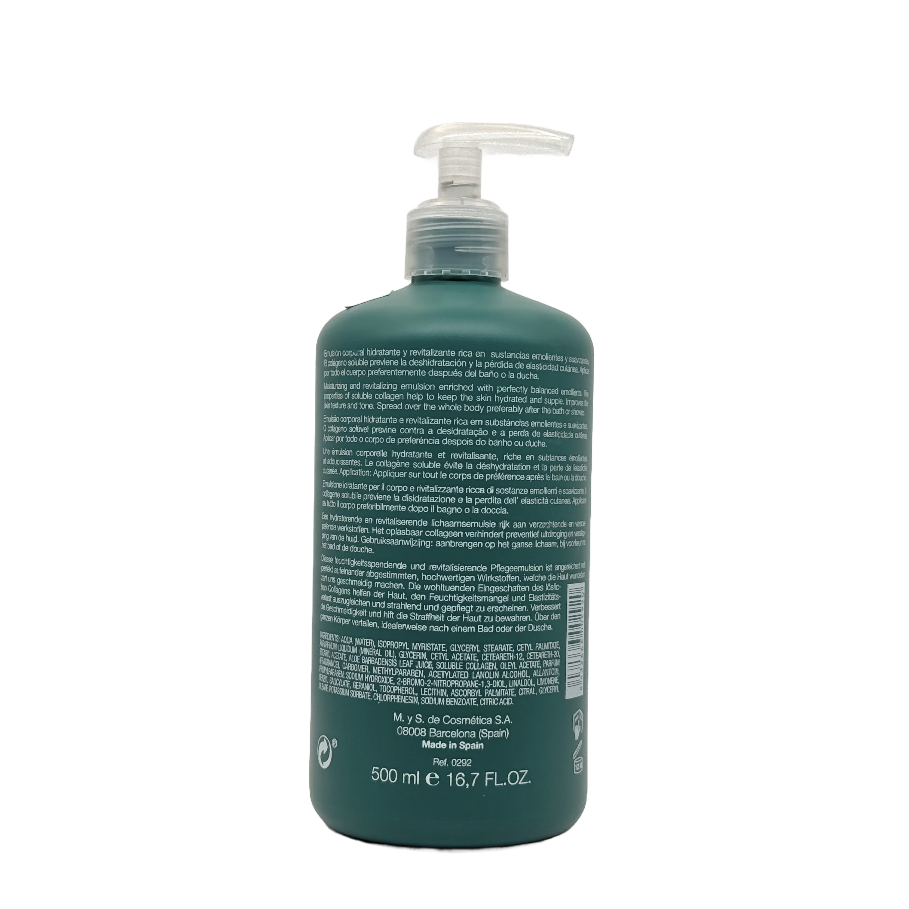 Bruno Vassari Geraldina Collagen Milk 500 ml - برونو فاساري جيرالدينا حليب كولاجين للجسم 500 مل
