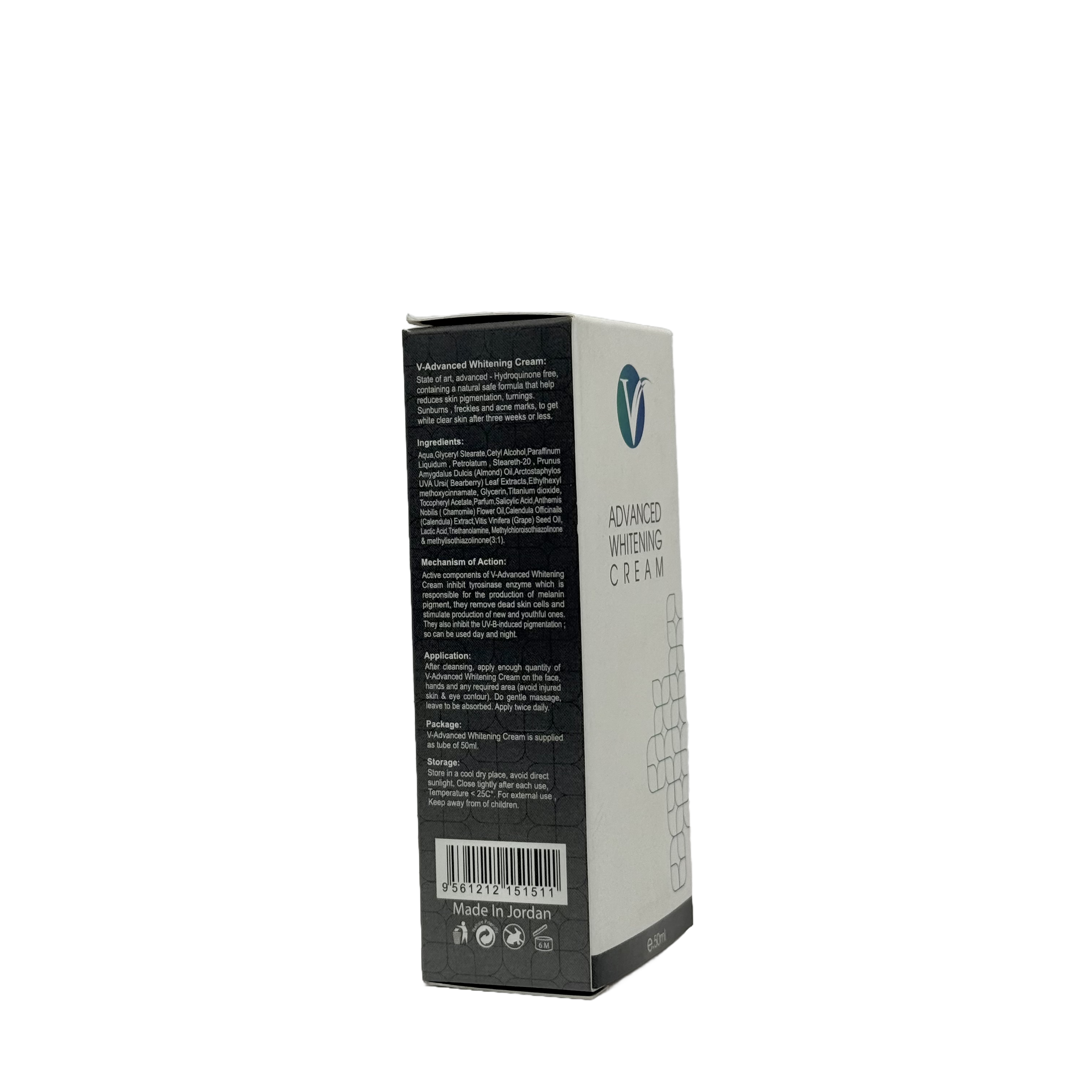 V Advanced Whitening Cream 50 ml - في أدفانسد وايتننغ كريم 50 مل