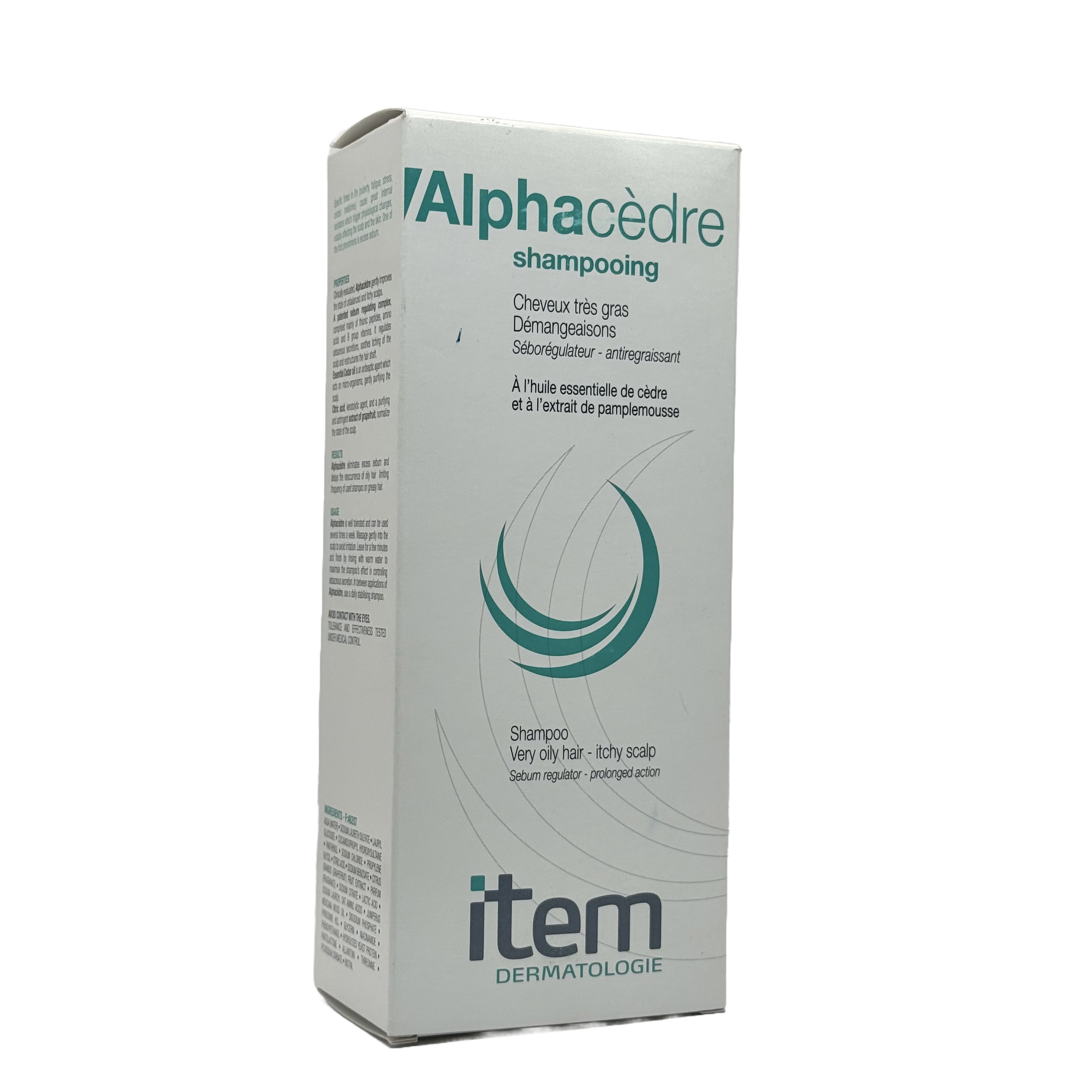 Alpha Cedre Shampooing 200ml - شامبو ألفا سيدر لتنظيم إفراز الدهون 200 مل