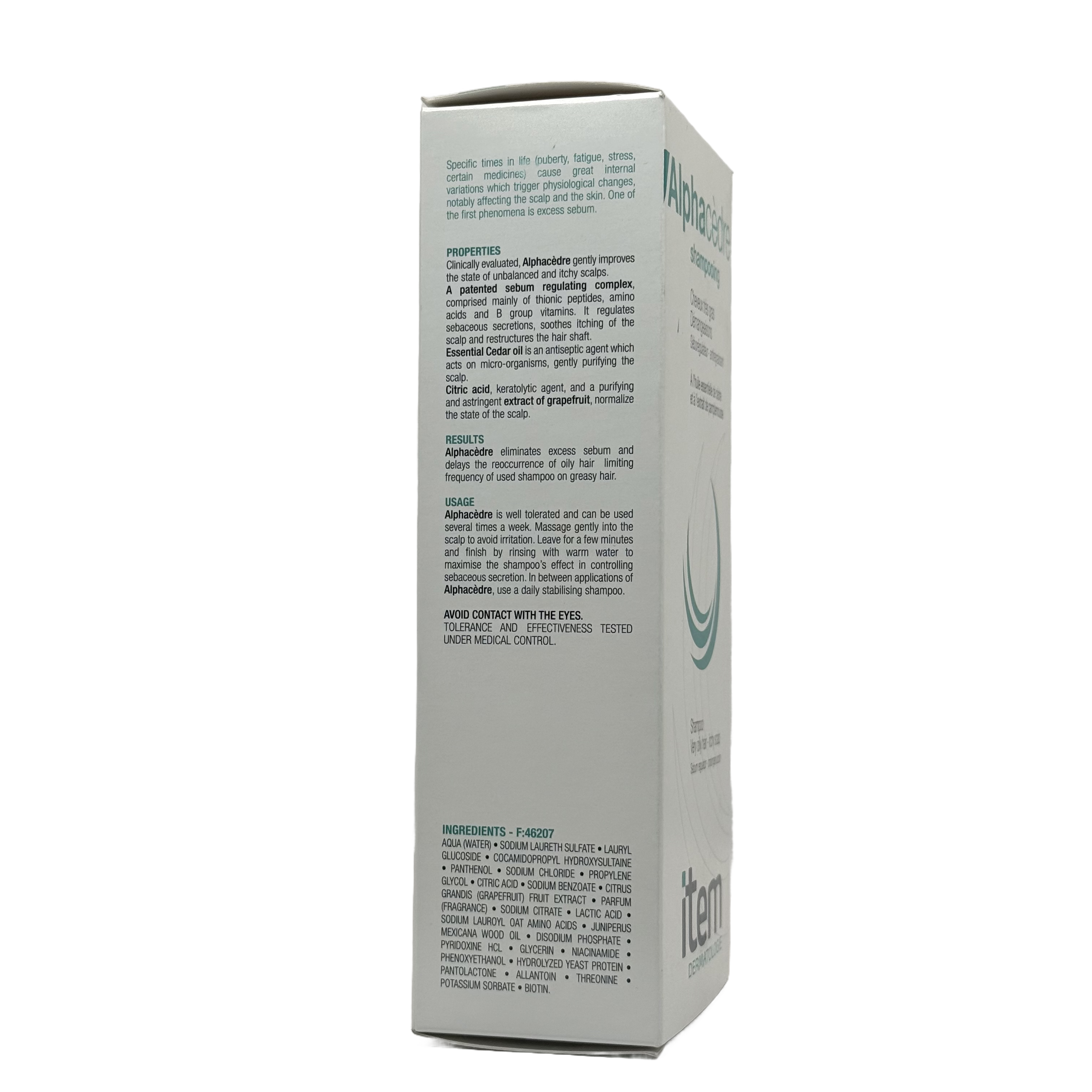 Alpha Cedre Shampooing 200ml - شامبو ألفا سيدر لتنظيم إفراز الدهون 200 مل