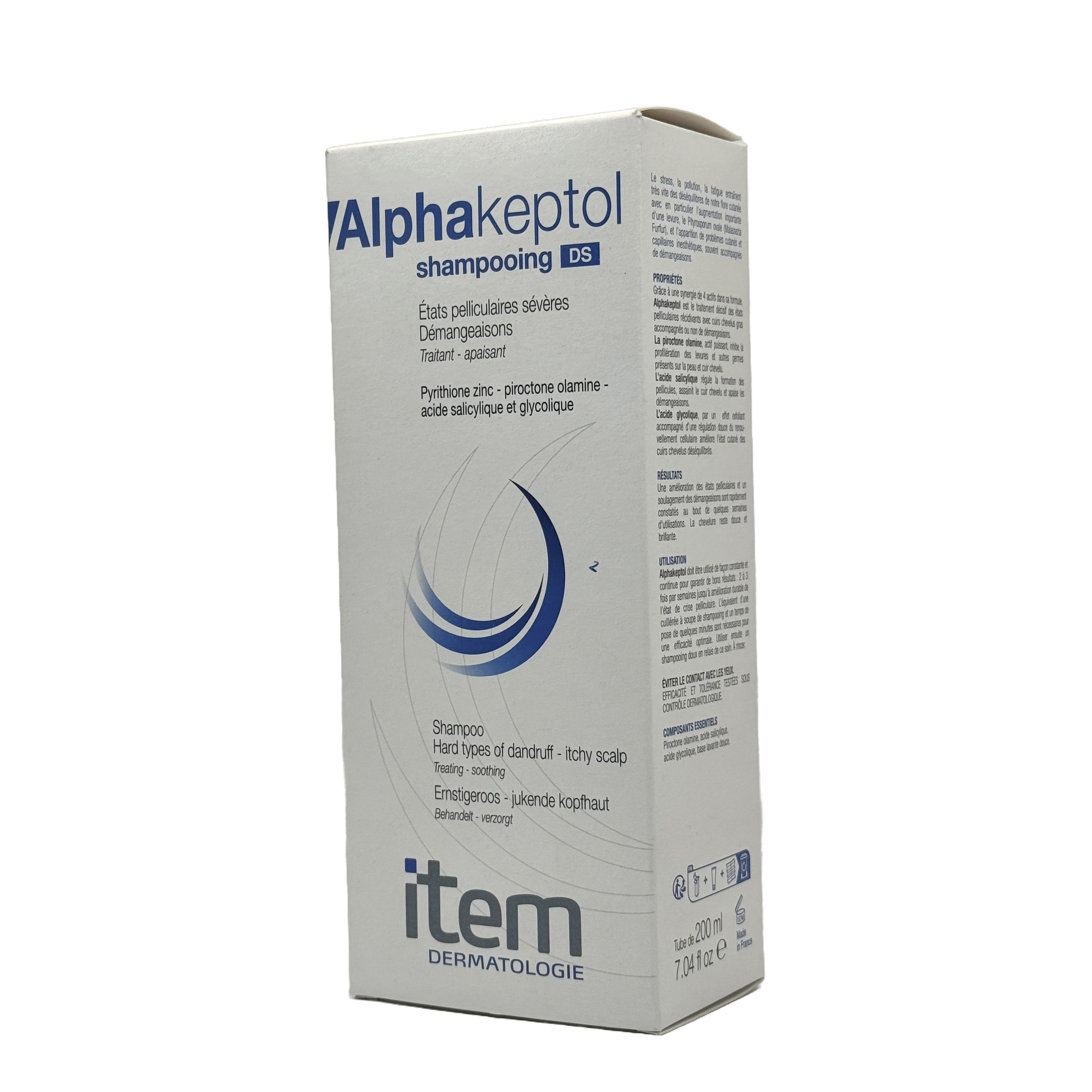 Alphakeptol Anti Dandruff Shampoo DS 200ml - شامبو ألفاكيبتول المضاد للقشرة DS ‏200 مل