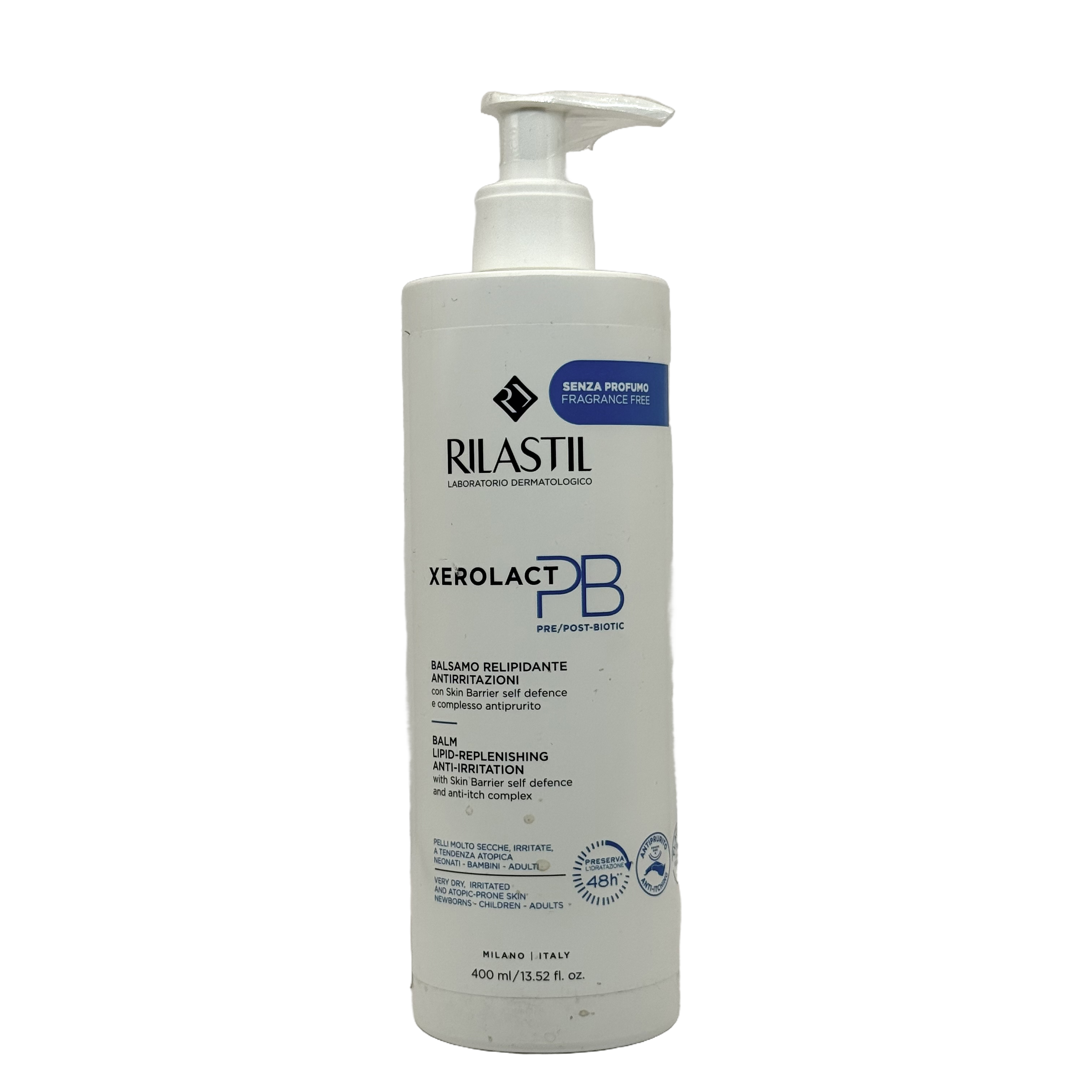 Rilastil Xerolact PB Lipid Replenishing Balm 400ml - ريلاستيل زيرولاكت PB بلسم مرمم للدهون ومهدئ للبشرة 400 مل