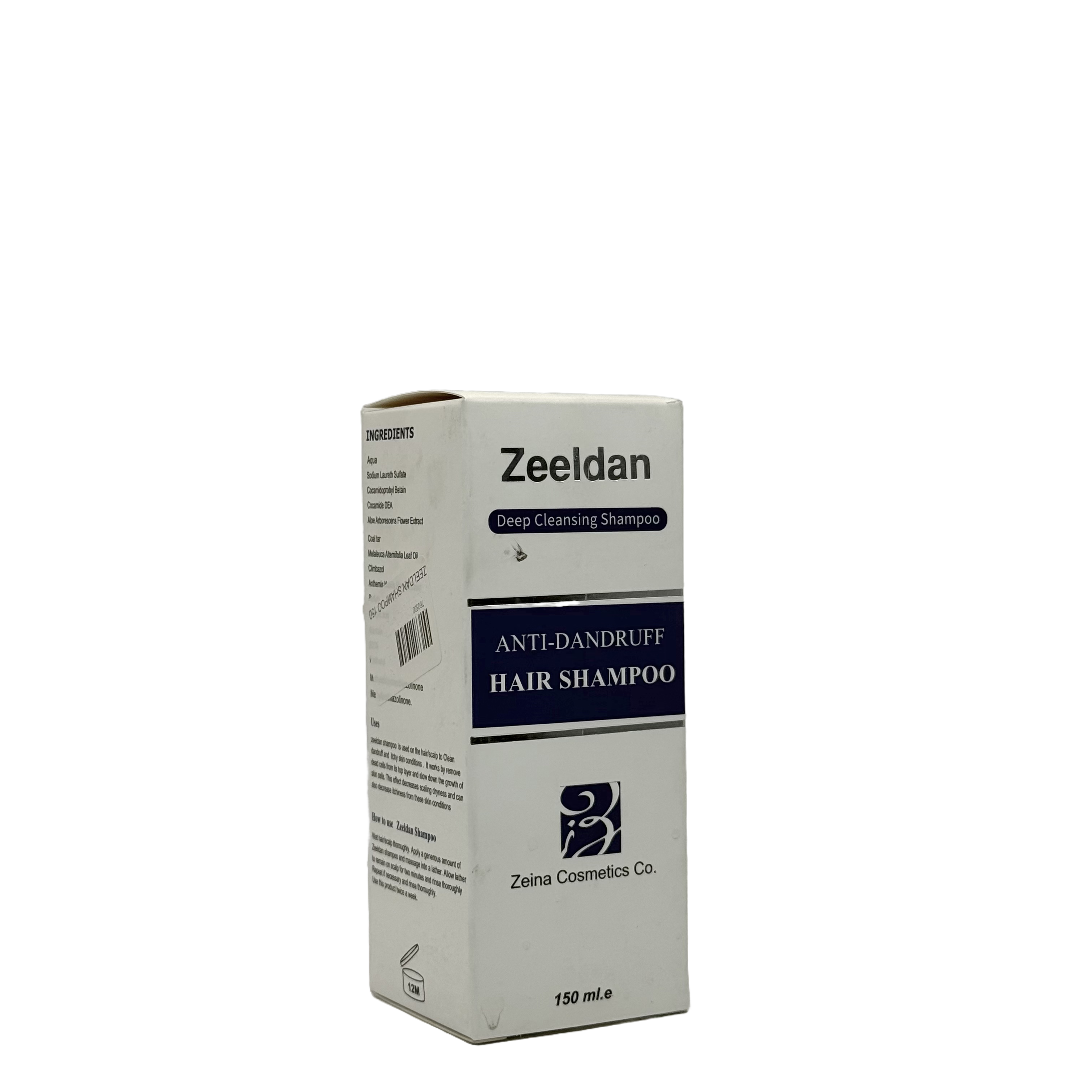 Zeeldan Deep Cleansing Shampoo Anti Dandruff 150ml - زيلدان شامبو التنظيف العميق المضاد للقشرة 150 مل