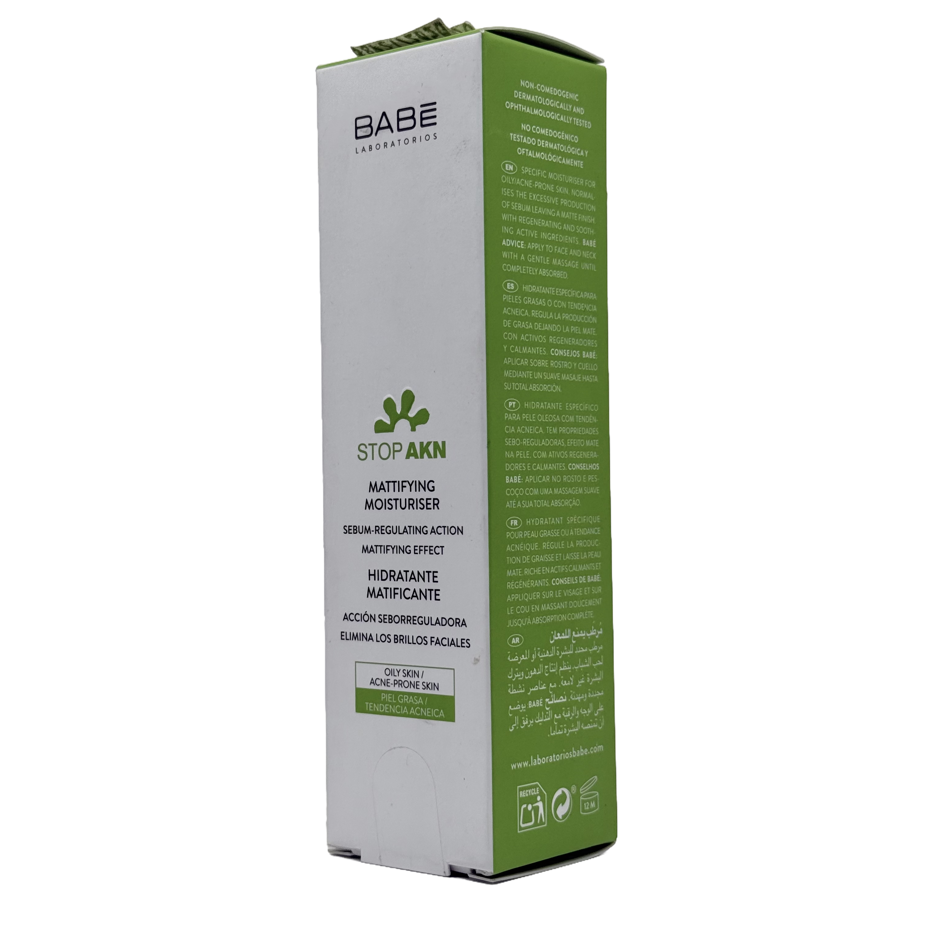 BABE Stop AKN Hydratant Matifiant 50ml - بابي ستوب آكن مرطب مطفي للبشرة الدهنية والمعرضة لحب الشباب 50 مل