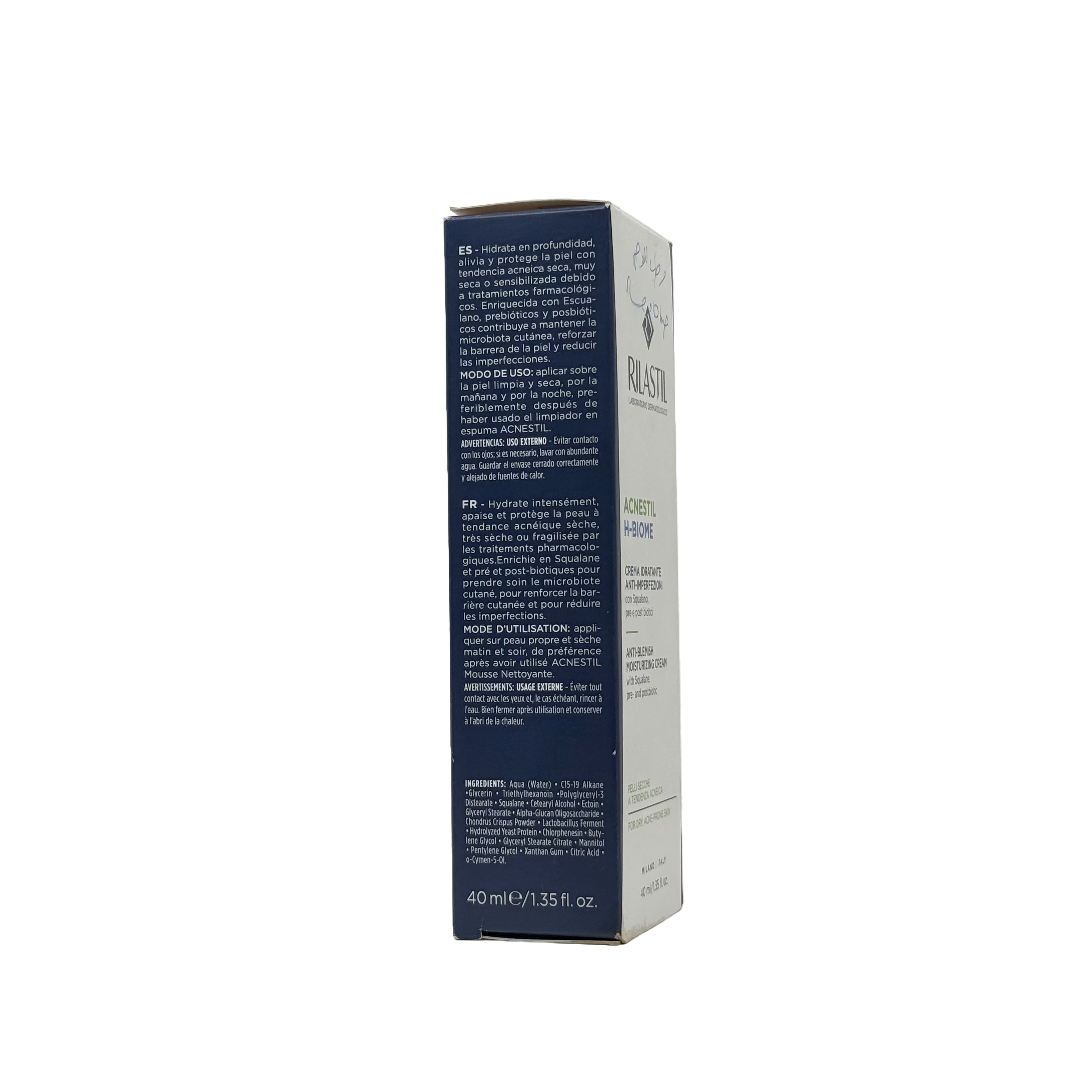 Rilastil Acnestil H Biome Anti Blemish Cream 40ml - ريلاستيل أكنستيل اتش بايوم كريم مضاد للعيوب 40 مل