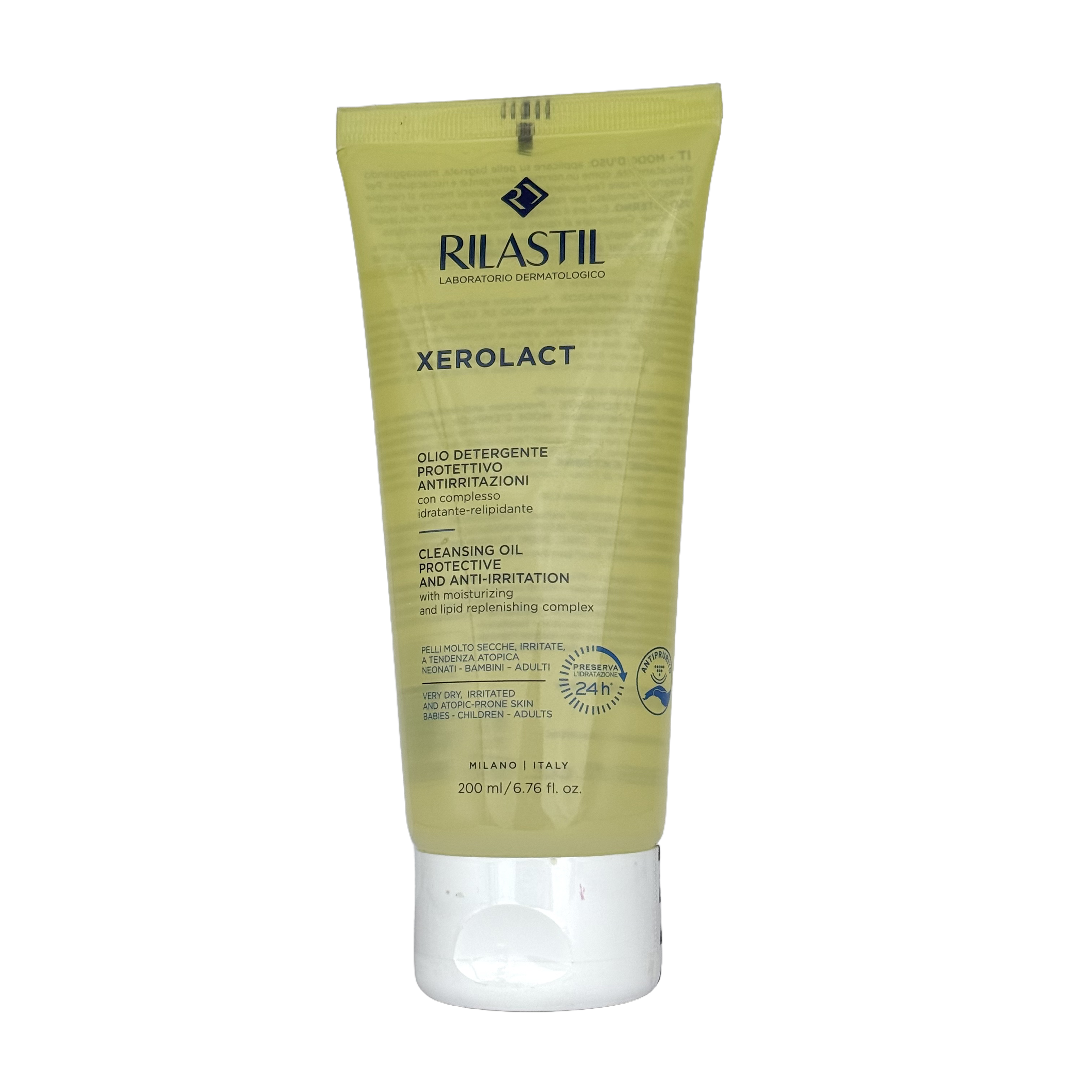 Rilastil Xerolact Cleansing Oil 200ml - ريلستيل زيرولاكت زيت منظف 200 مل