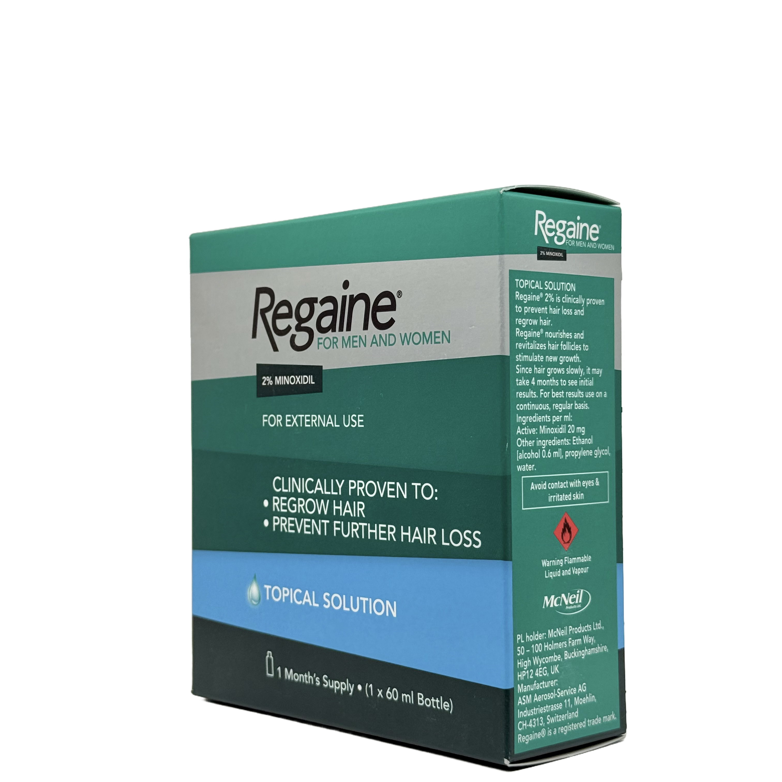 REGAINE for Women Regular Strength Solution 2% Minoxidil 60ml - ريجين للنساء محلول بتركيز عادي مينوكسيديل 2٪ 60 مل