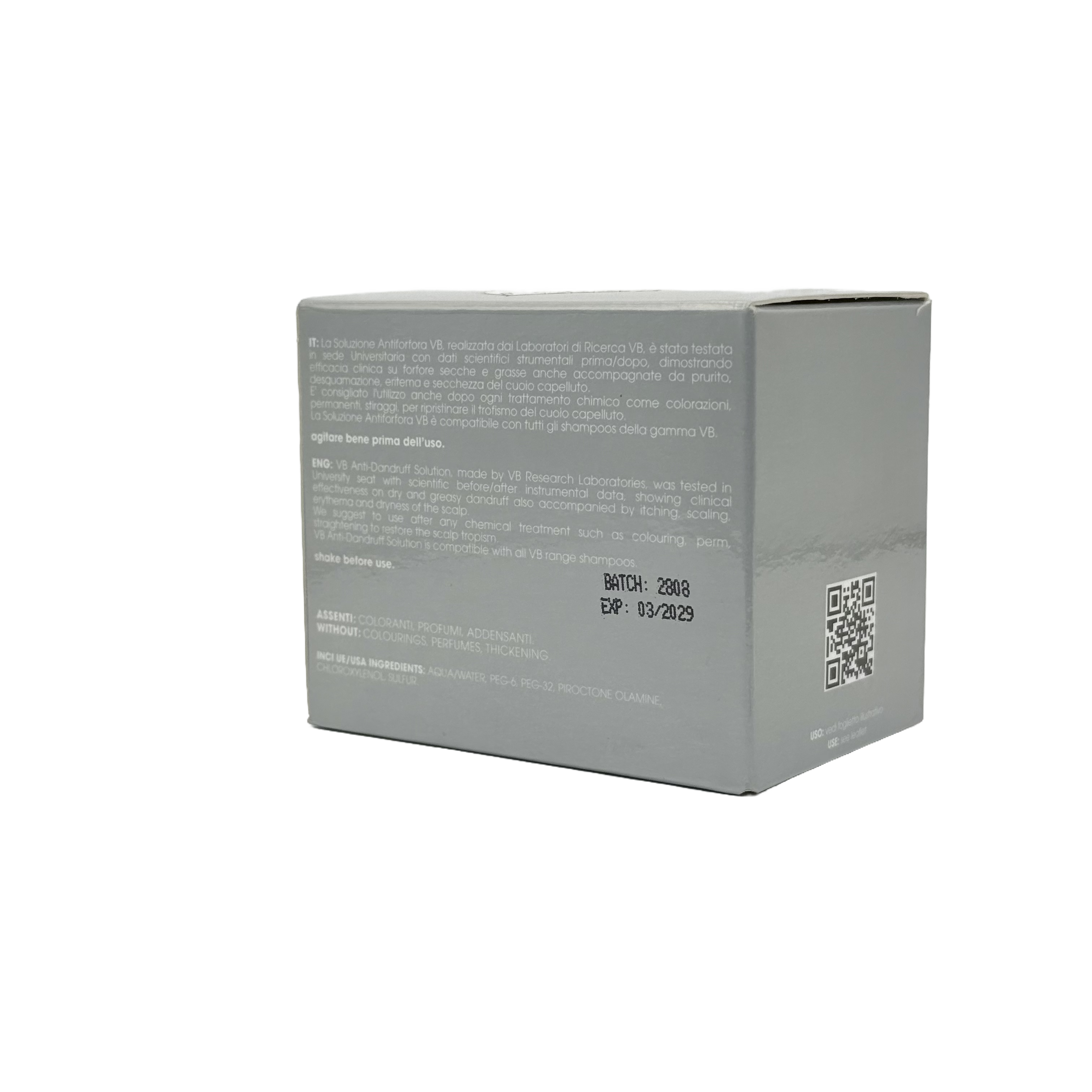 SOLUZIONE MONODOSE ANTIFORFORA 6 x 15ml - محلول أحادي الجرعة مضاد للقشرة 6 × 15 مل