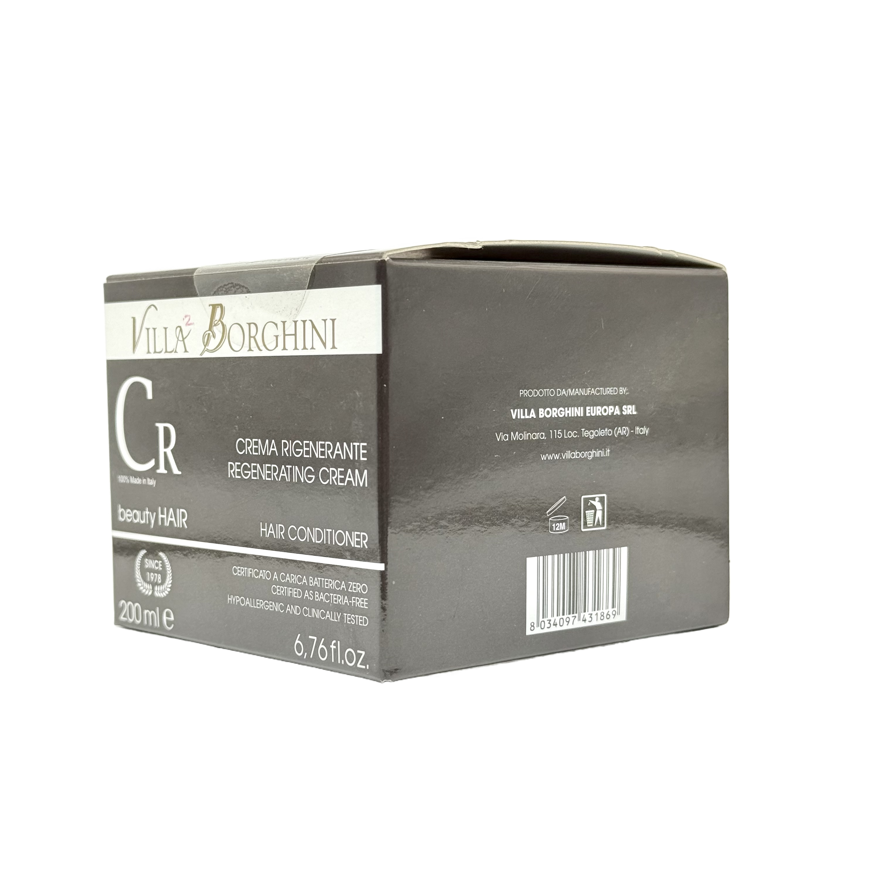 Soskin Villaborghini CR Regenerating Cream 200ml - كريم سوسكين فيلابورغيني سي آر المجدد لتصفيف الشعر 200 مل