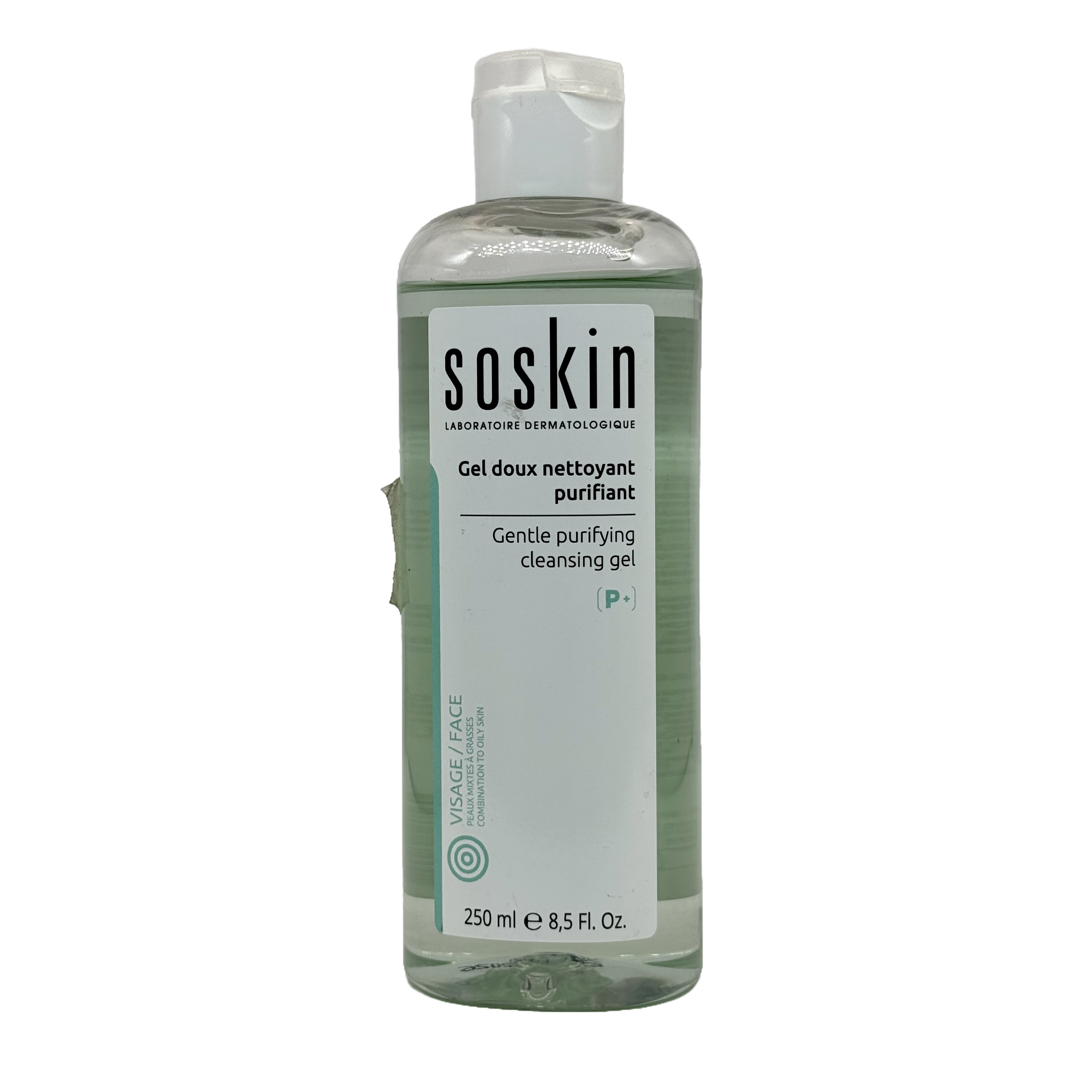 Soskin Gel Doux Nettoyant Purifiant 250ml - جل سوسكين اللطيف المنظف والمنقي 250 مل
