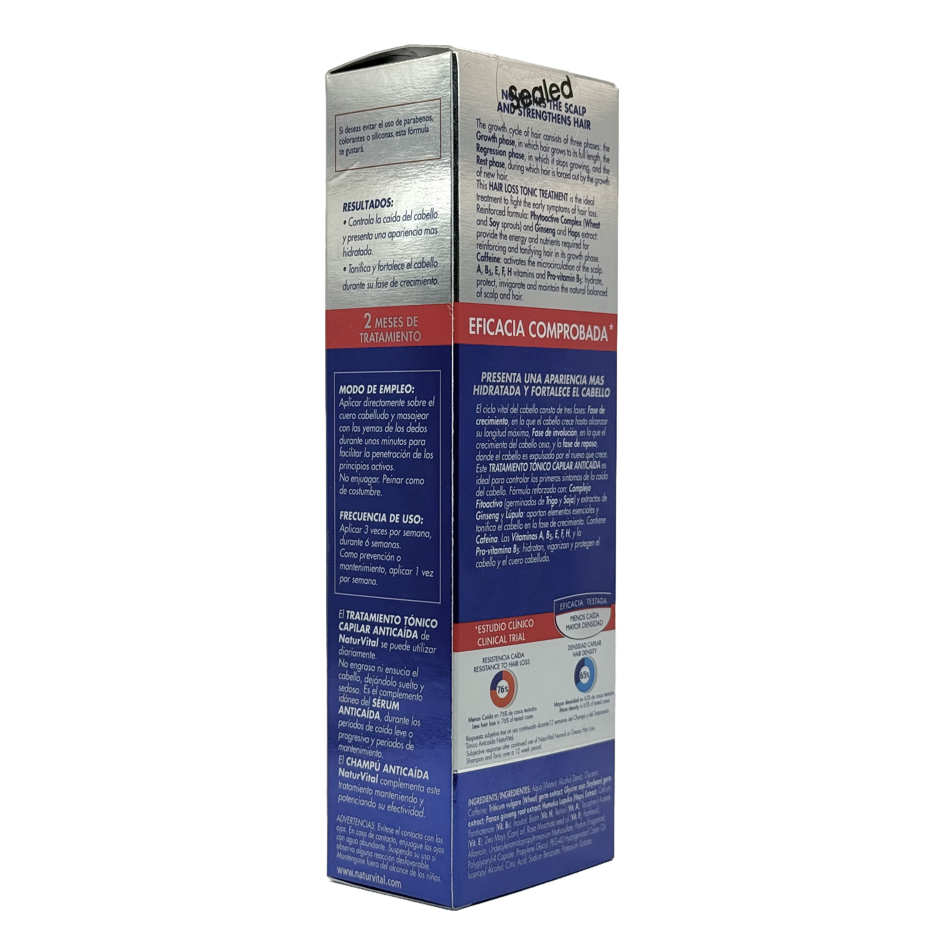 Natur Vital Hair Loss Tonic Treatment 200ml - علاج ناتور فيتال تونك تساقط الشعر 200 مل