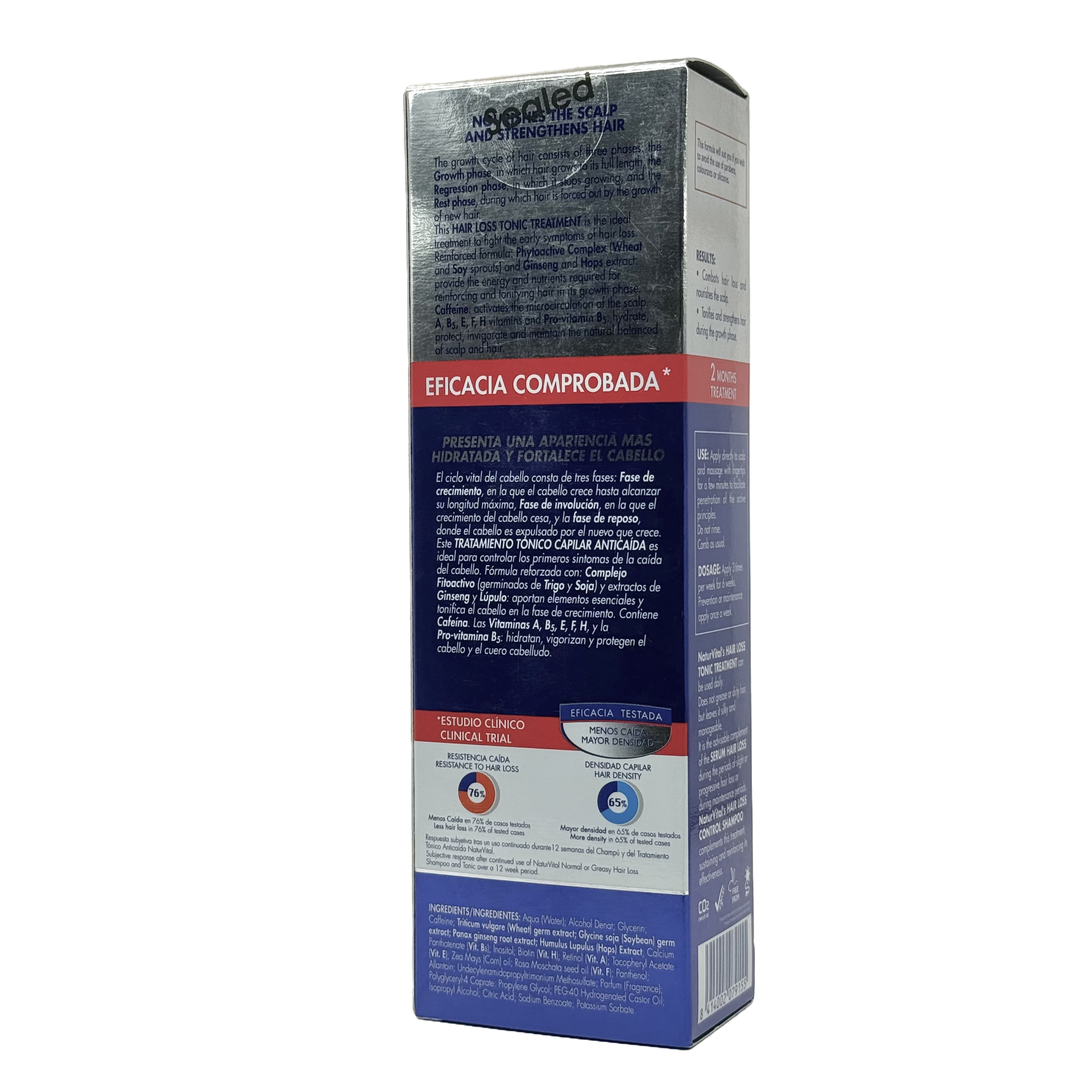 Natur Vital Hair Loss Tonic Treatment 200ml - علاج ناتور فيتال تونك تساقط الشعر 200 مل