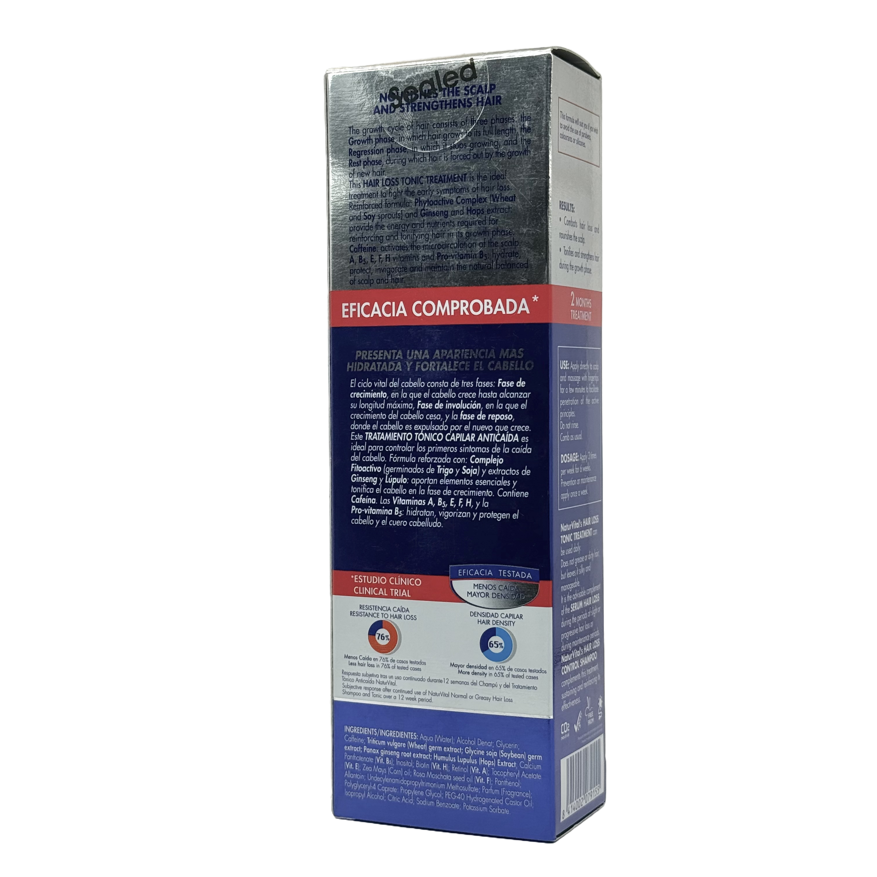 Natur Vital Hair Loss Tonic Treatment 200ml - علاج ناتور فيتال تونك تساقط الشعر 200 مل