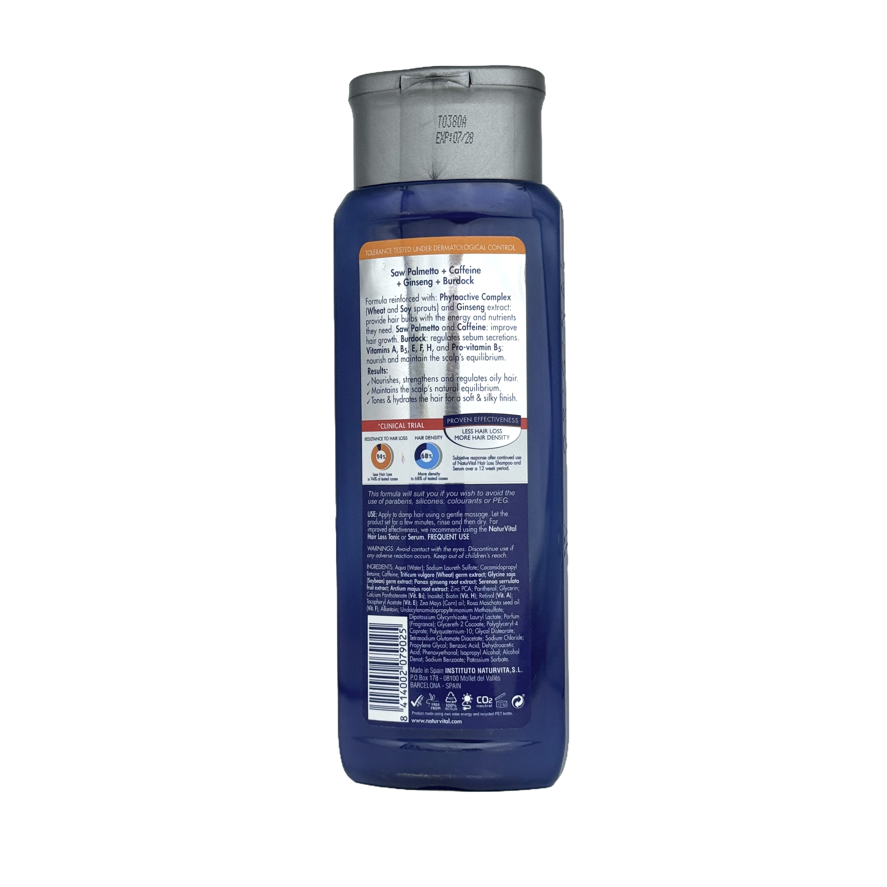 Natur Vital Shampoo for Greasy Hair 300ml - شامبو ناتور فيتال للشعر الدهني 300 مل