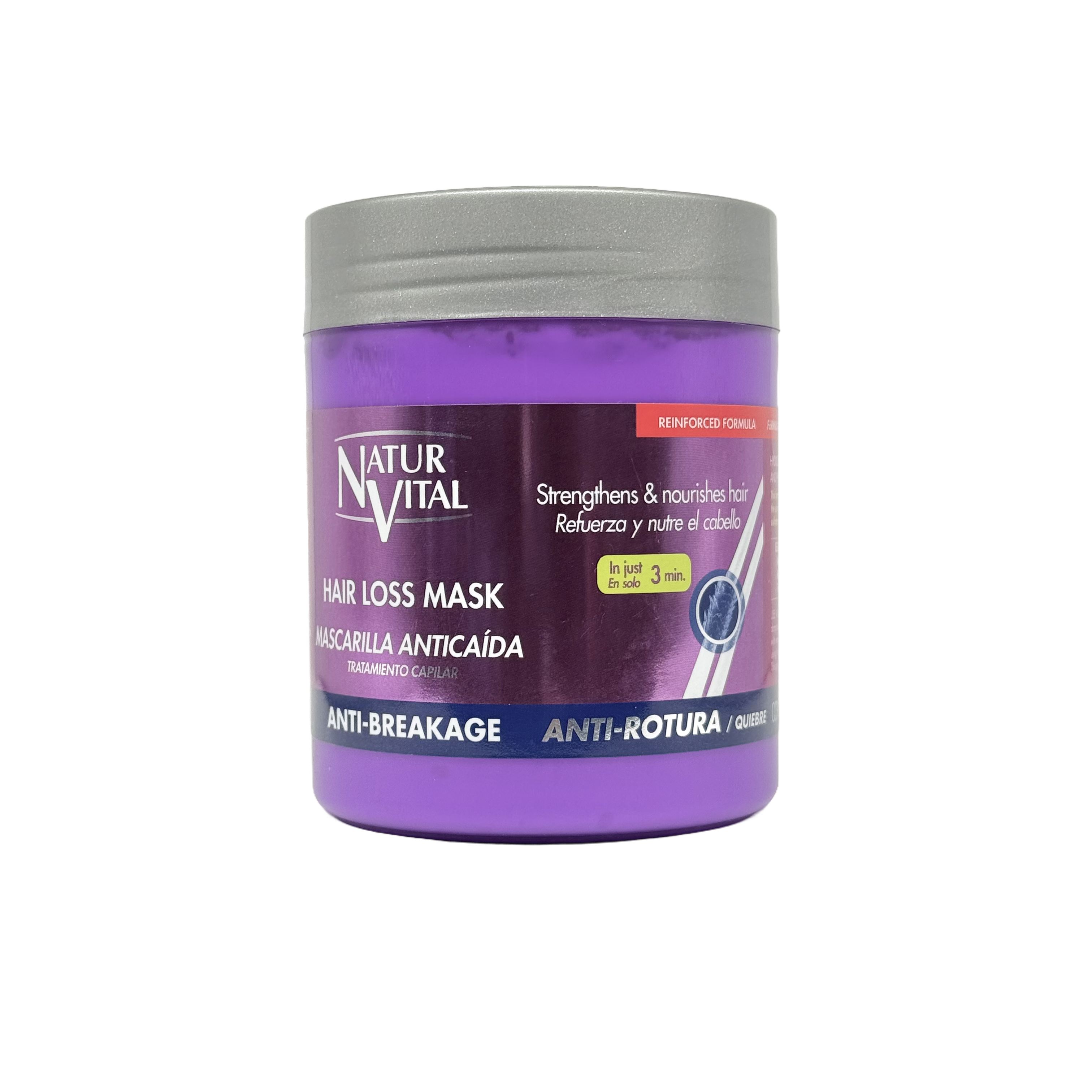 Natur Vital Anti Breakage Hair Loss Mask 300ml - ماسك ناتور فيتال مضاد لتكسر وتساقط الشعر 300 مل