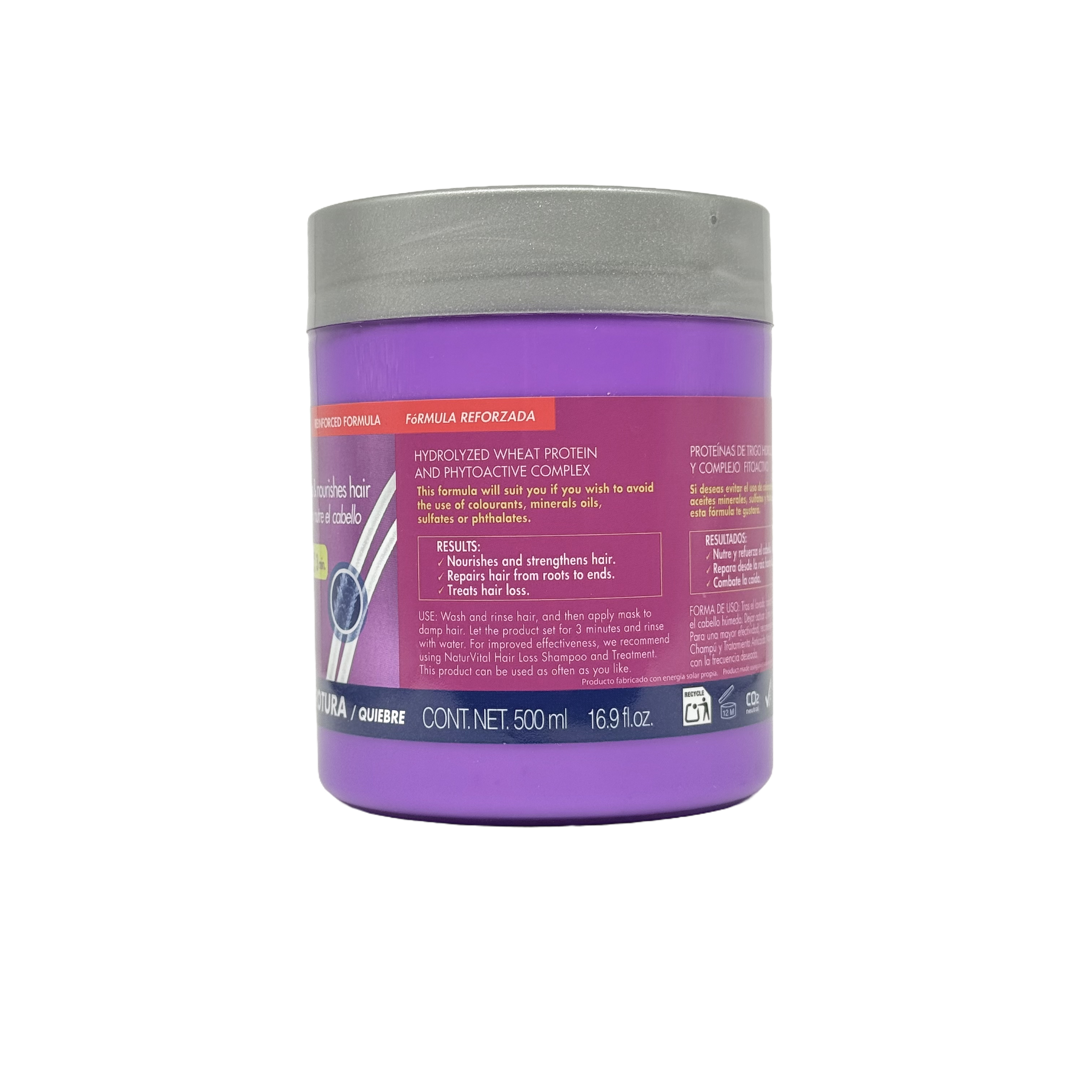 Natur Vital Anti Breakage Hair Loss Mask 300ml - ماسك ناتور فيتال مضاد لتكسر وتساقط الشعر 300 مل
