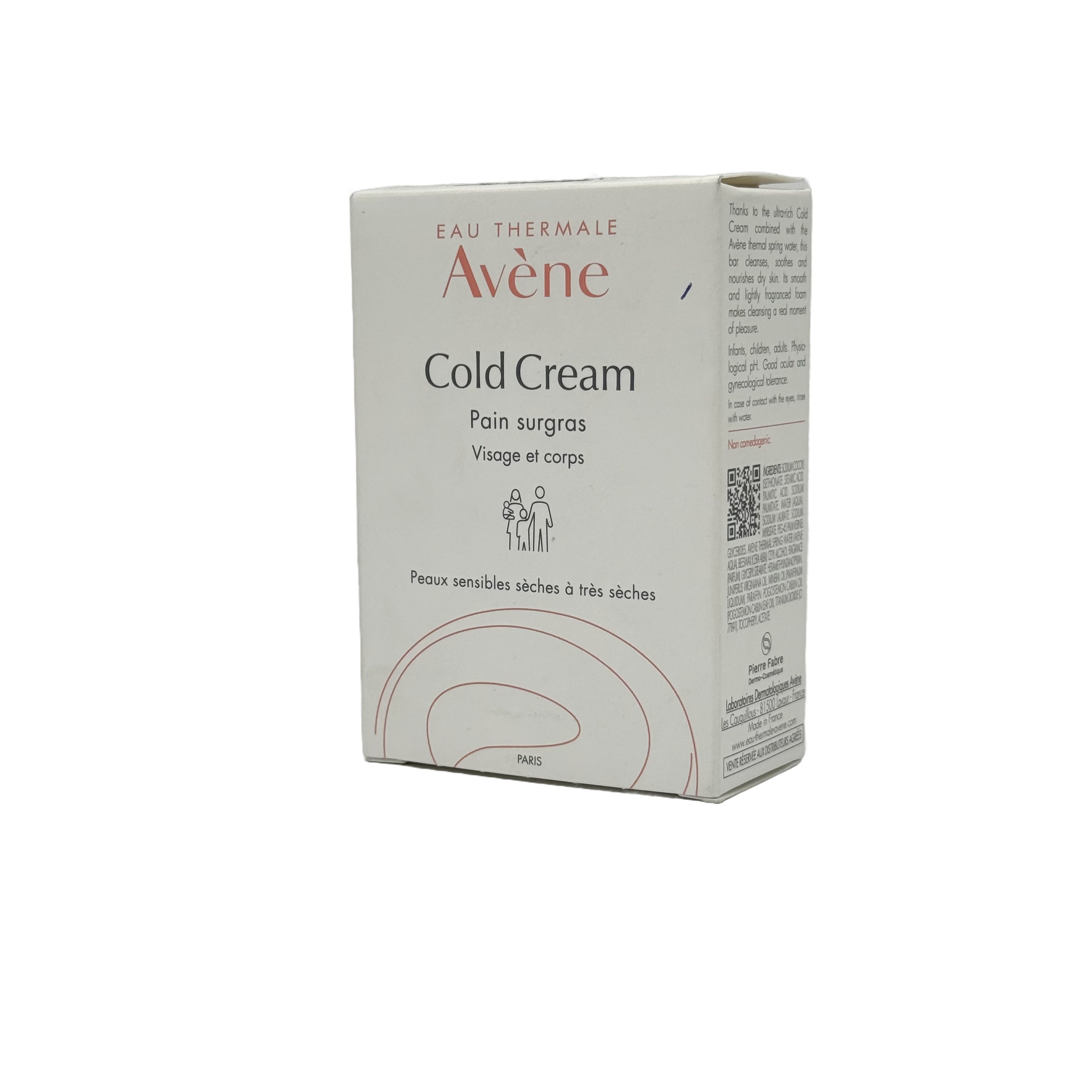 Avene Cold Cream Cleansing Bar 100g - صابونة أفين كولد كريم 100 جم