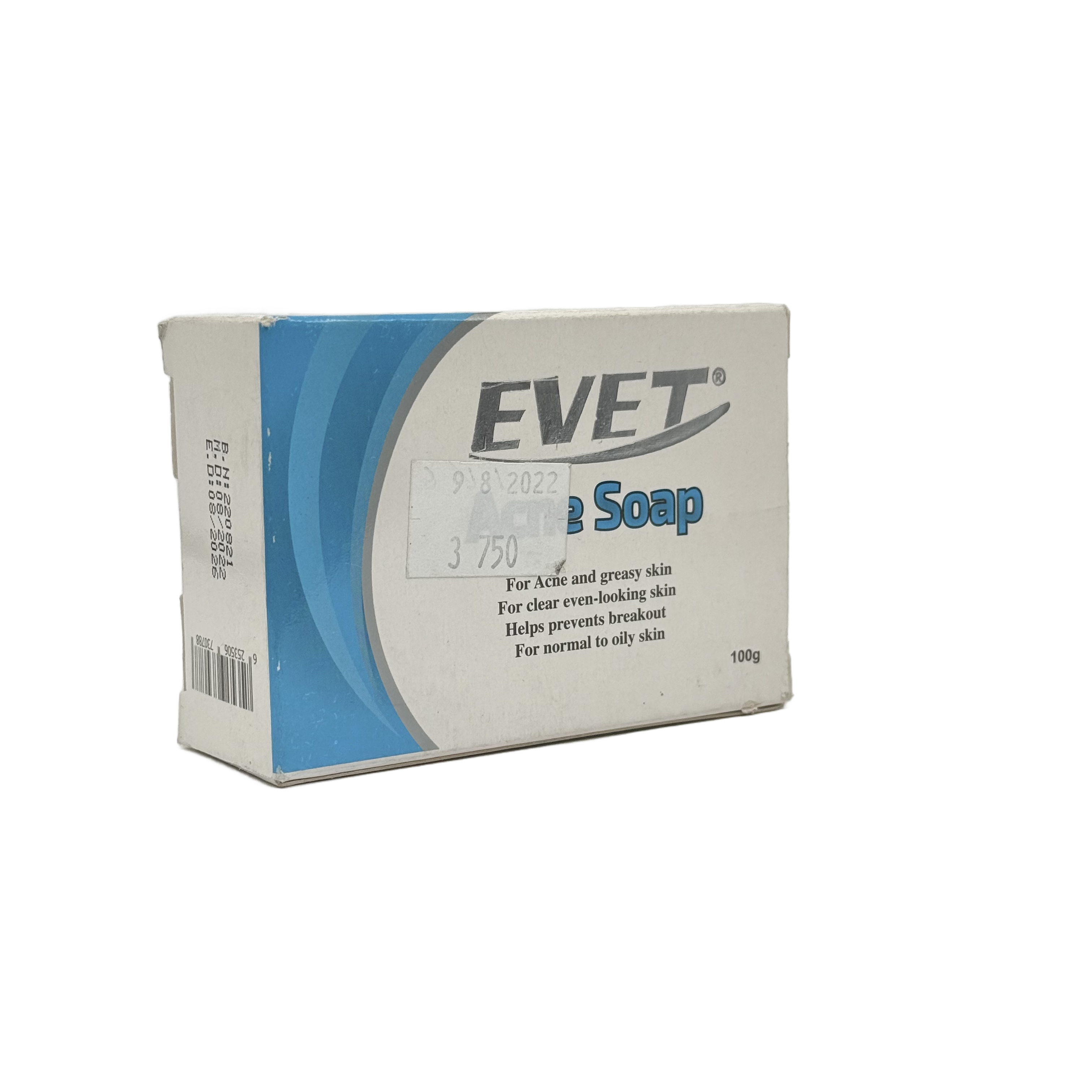 Evet Acne Soap 100g - صابون إيفيت لعلاج حب الشباب 100 جم