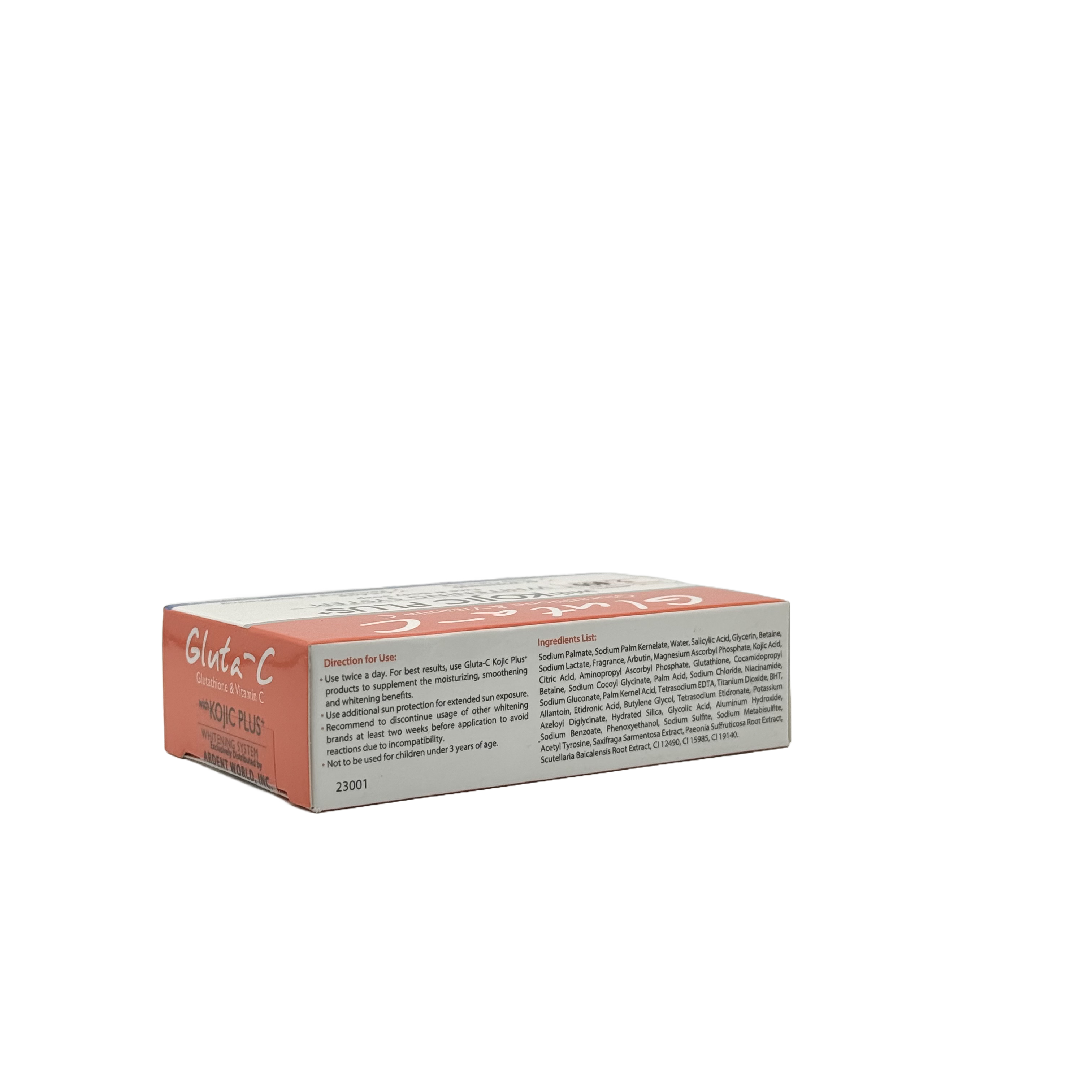 Gluta C Face & Body Soap With Kojic Plus Whitening System 60g - صابون غلوتا سي للوجه والجسم بنظام كوجيك بلس للتفتيح 60 جم