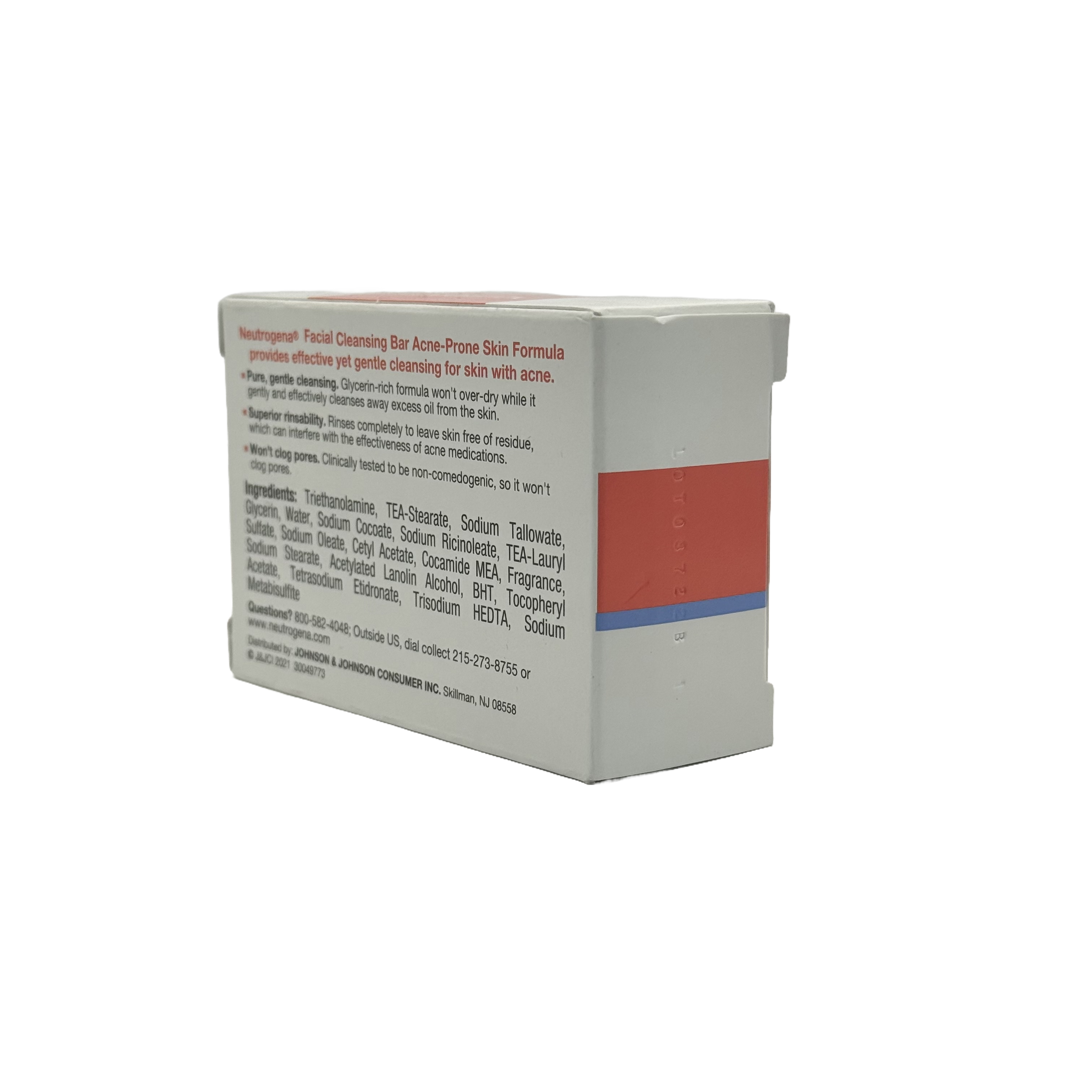 Neutrogena Facial Cleansing Bar for Acne Prone Skin 99g  - صابونة نيتروجينا لتنظيف البشرة المعرضة لحب الشباب 99 جم