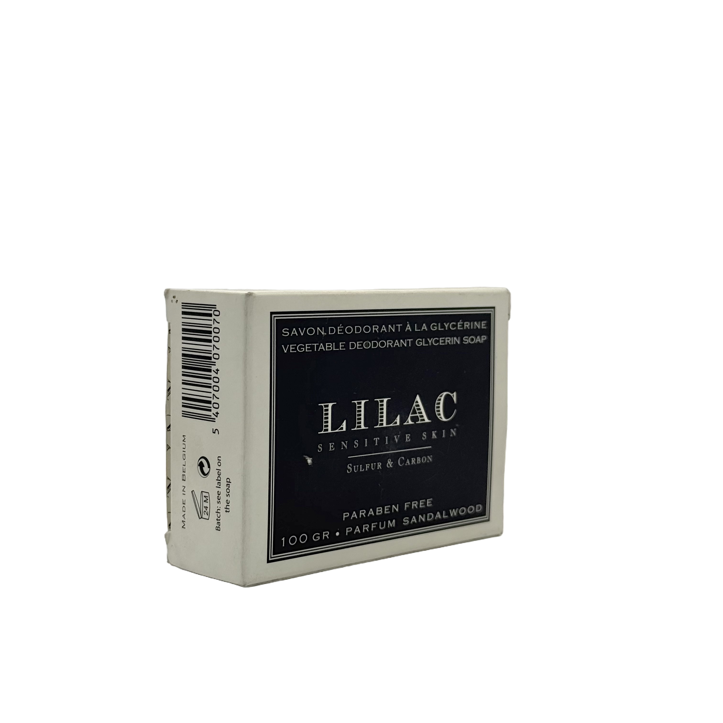 Lilac Sensitive Skin Sulphur Soap 100g - صابون ليلاك بالكبريت للبشرة الحساسة 100 جم