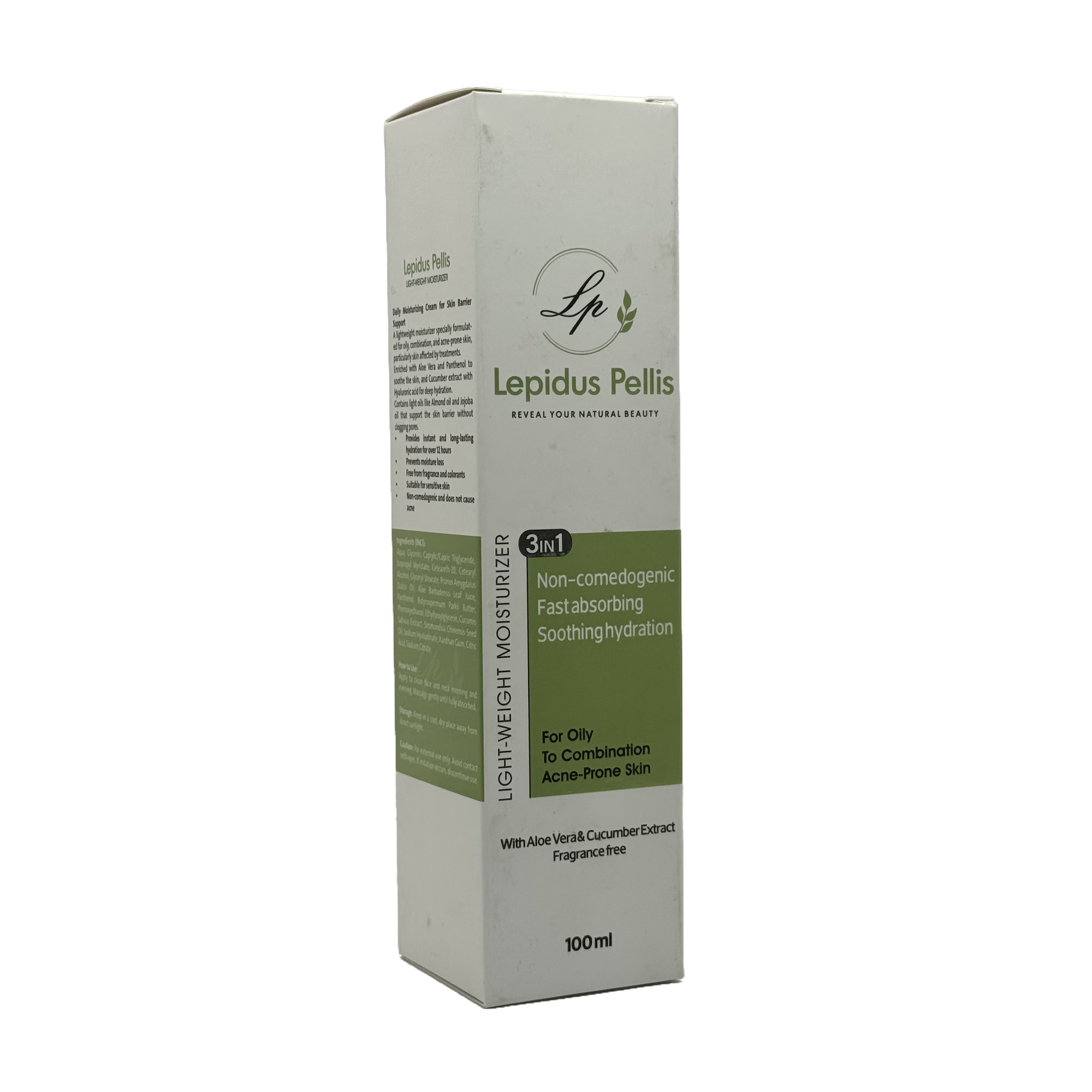 Lepidus Pellis Light Weight Moisturizer 100ml - مرطب ليبيدوس بيليس خفيف الوزن 100 مل