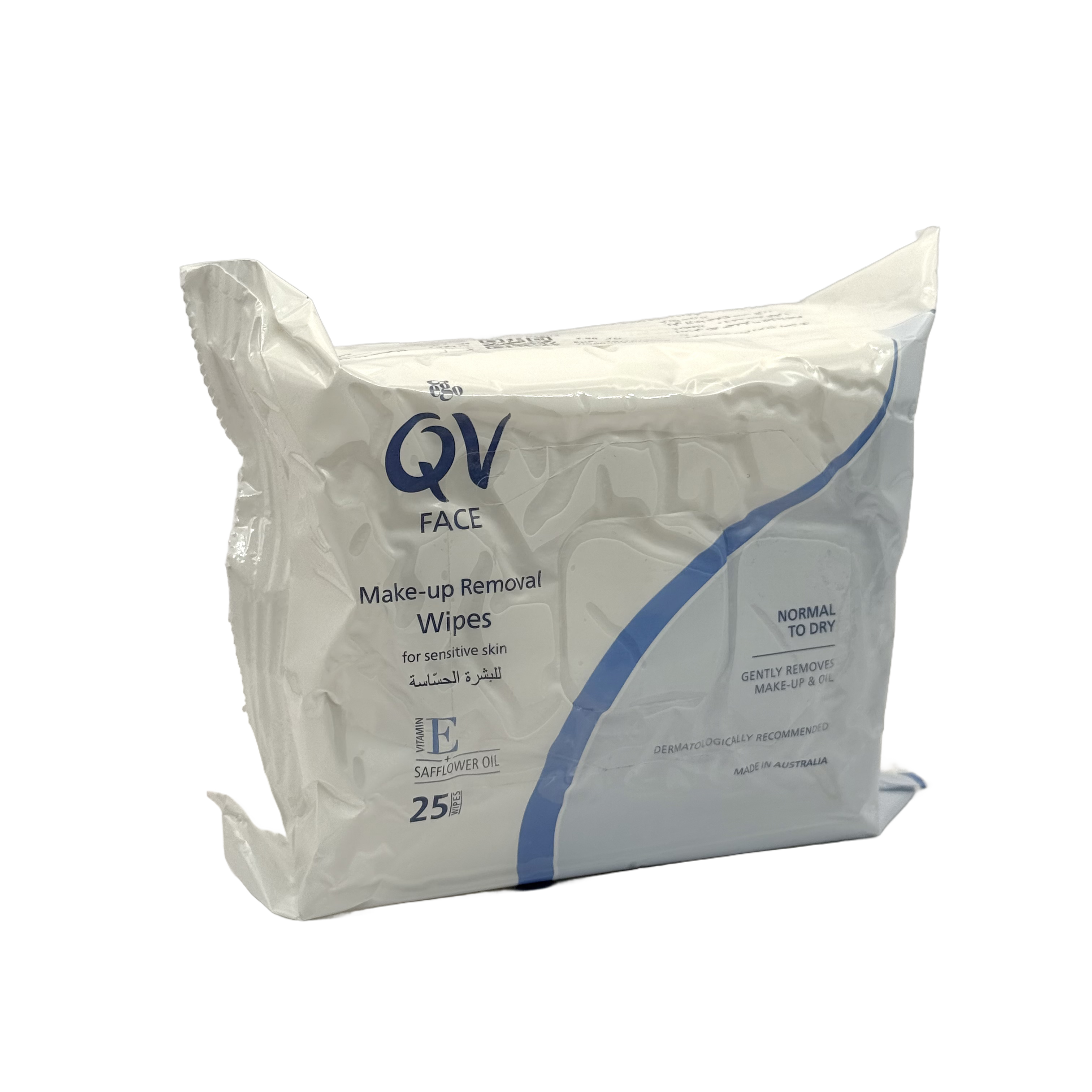 QV Face Make Up Removal Wipes 25 - مناديل كيو في لإزالة المكياج 25 منديل