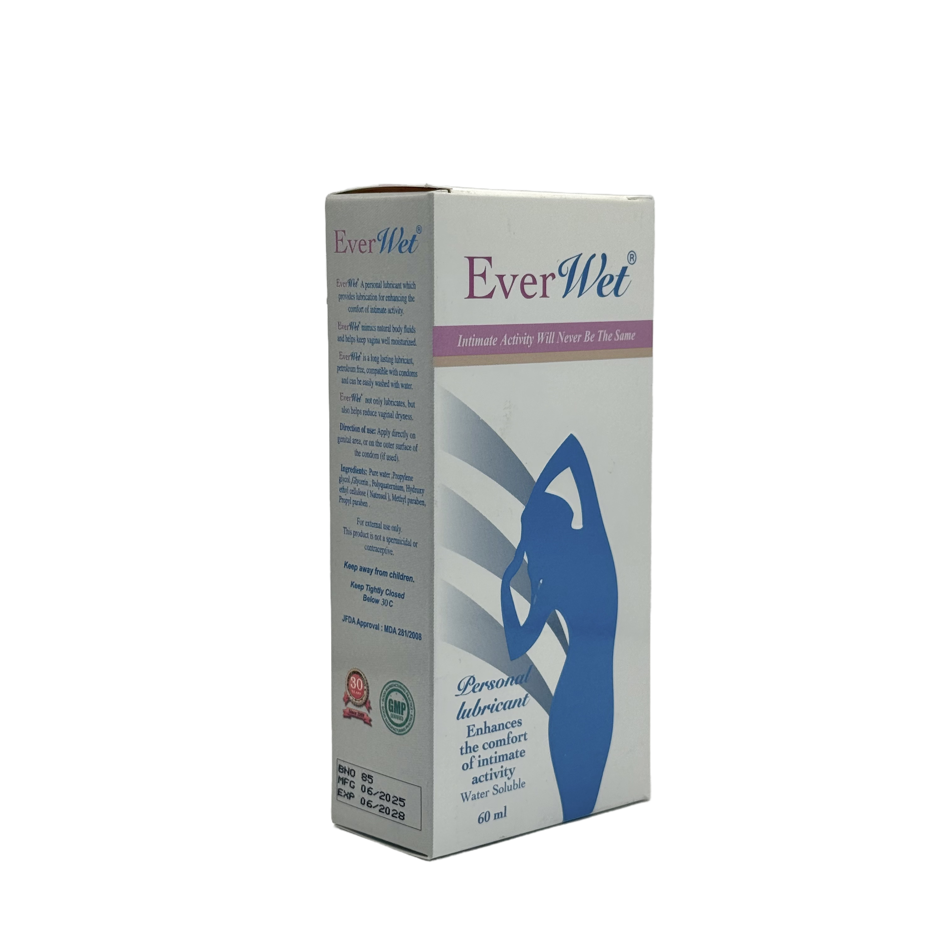 Ever Wet Feminine Lubricating Gel 60ml - جل إيفر ويت النسائي المزلق 60 مل