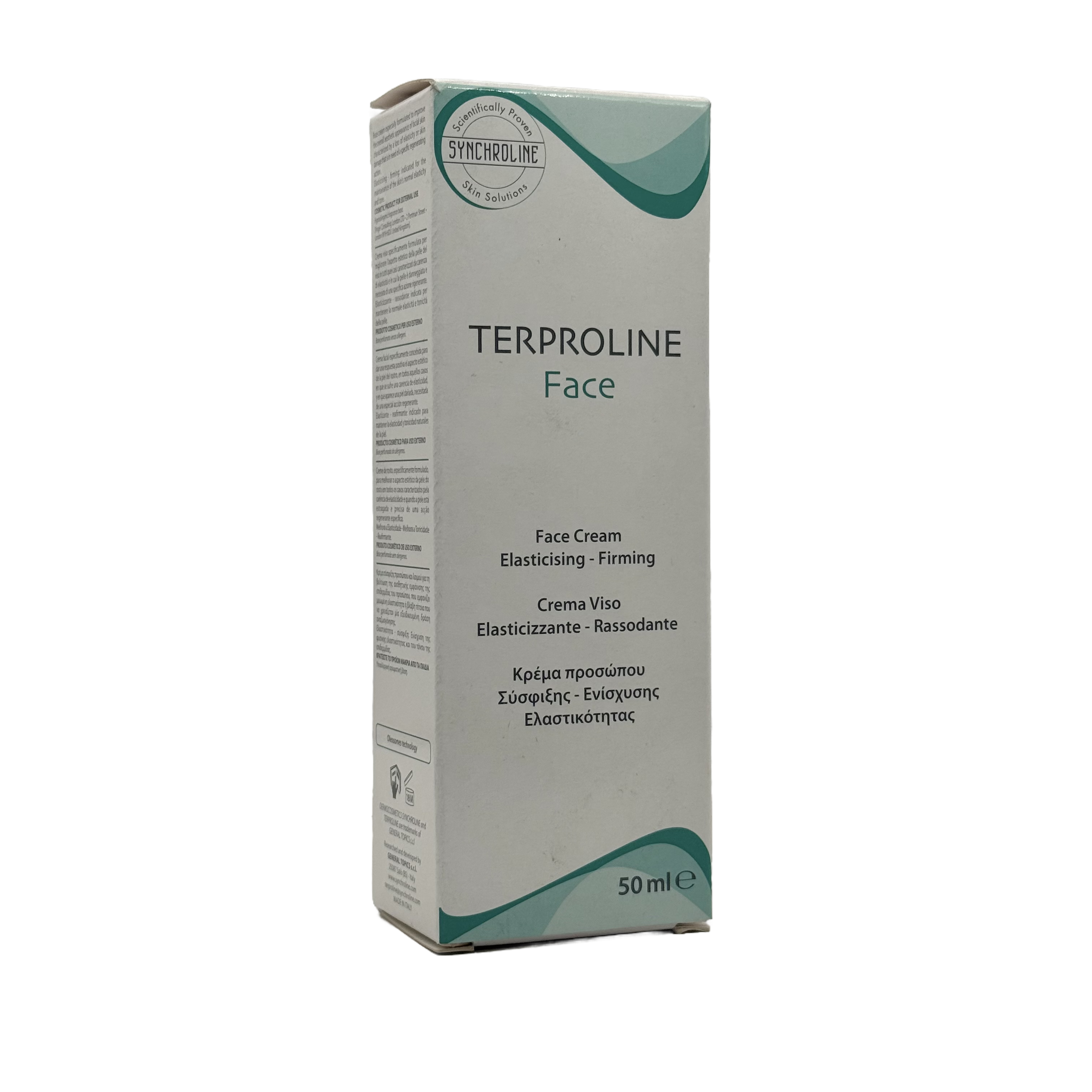 SYNCHROLINE TERPROLINE Face Elasticizing and Toning Cream 50 ml - سينكرولاين تيربرولاين كريم شد وتماسك الوجه والرقبة 50 مل